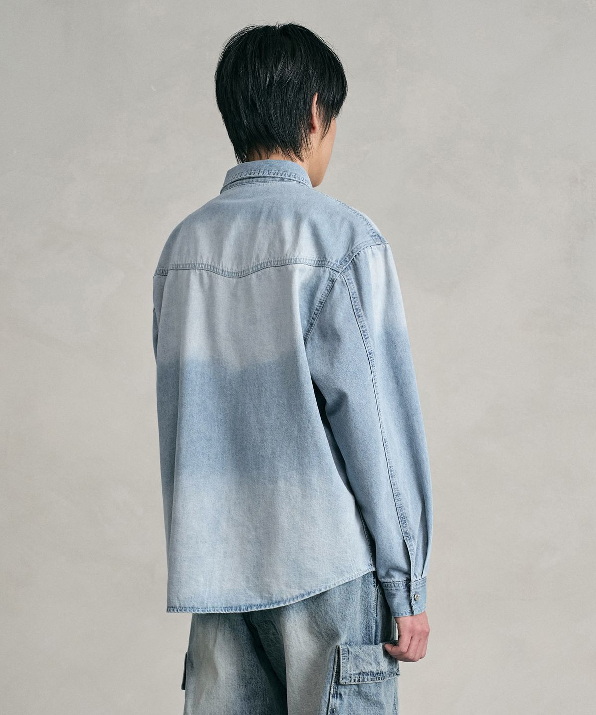 데케트(DECET) Denim Shirket DCSH006LightBlueA