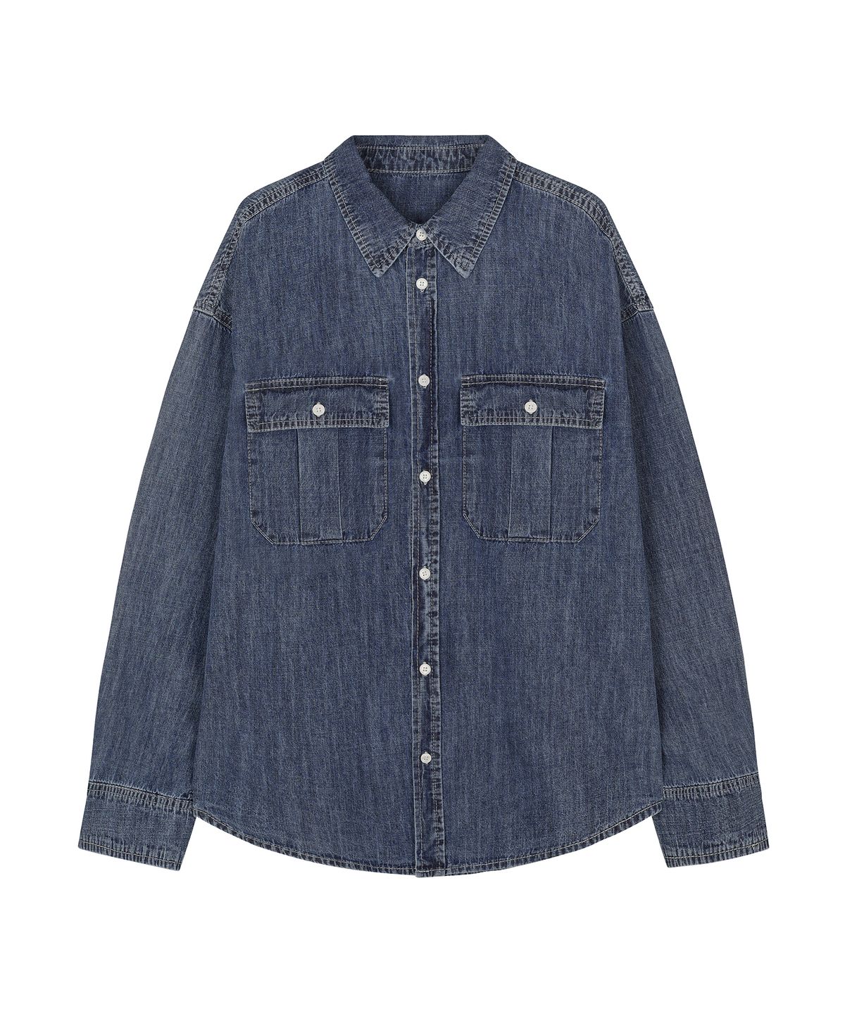 데케트(DECET) Denim Work Shirts DCSH007Blue