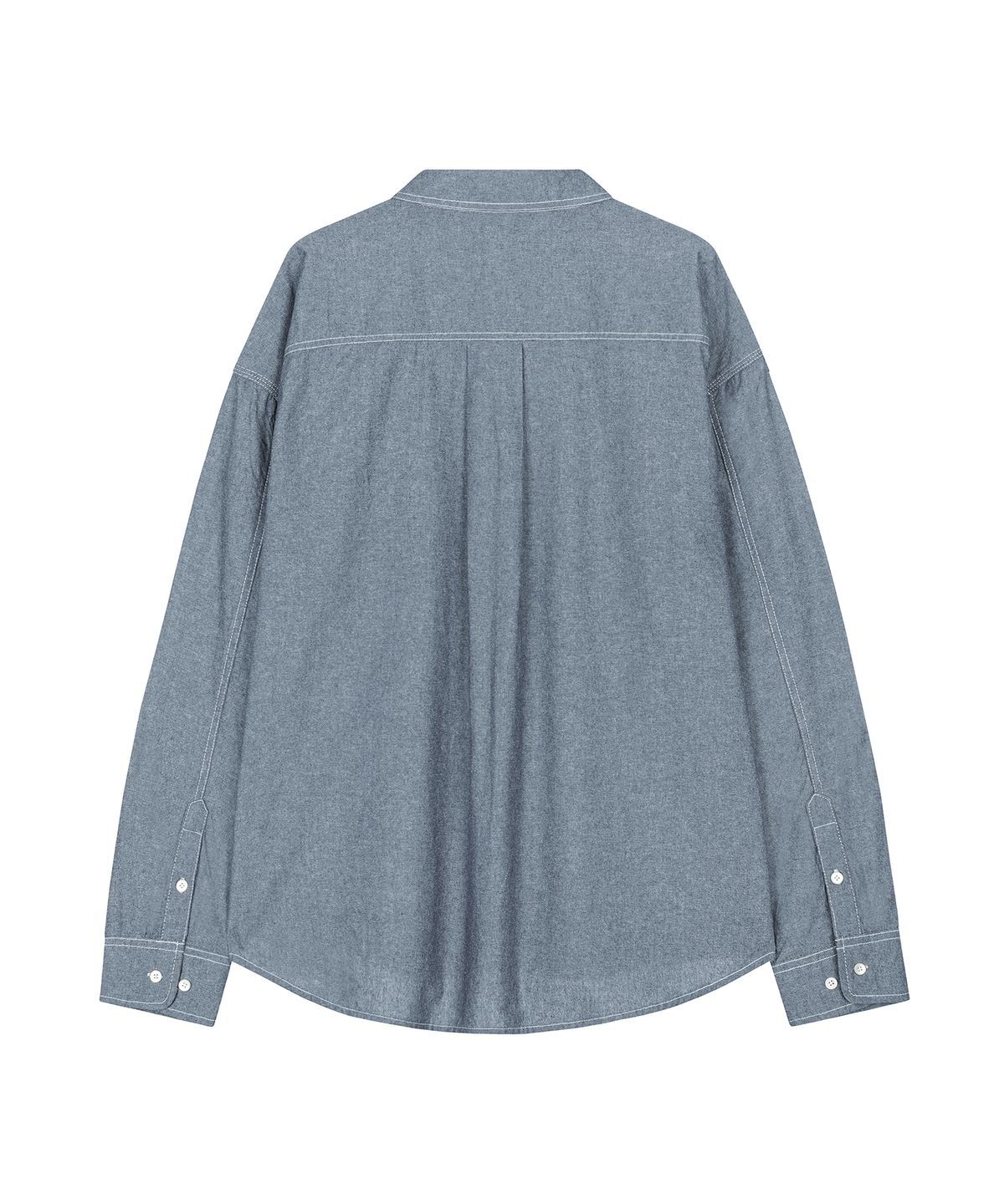 데케트(DECET) Chambray Over Shirt DCSH008LightBlue