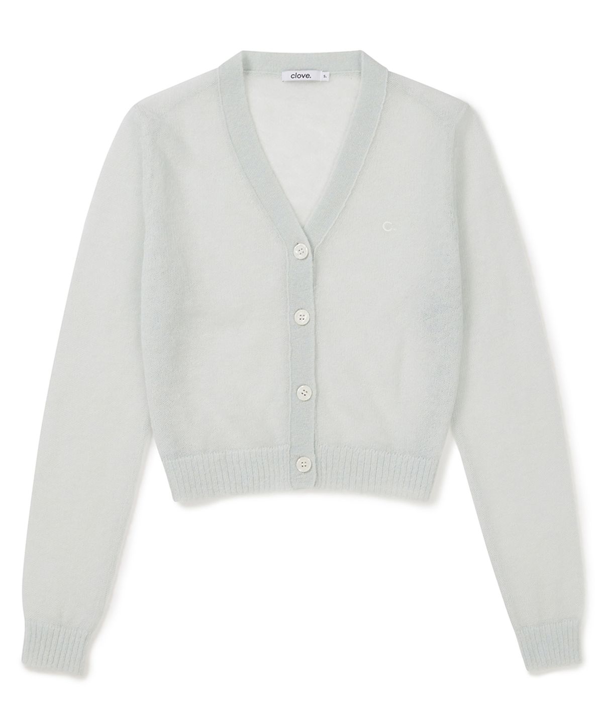 클로브(CLOVE) [25SS clove] Kid Mohair Cardigan (Mint)