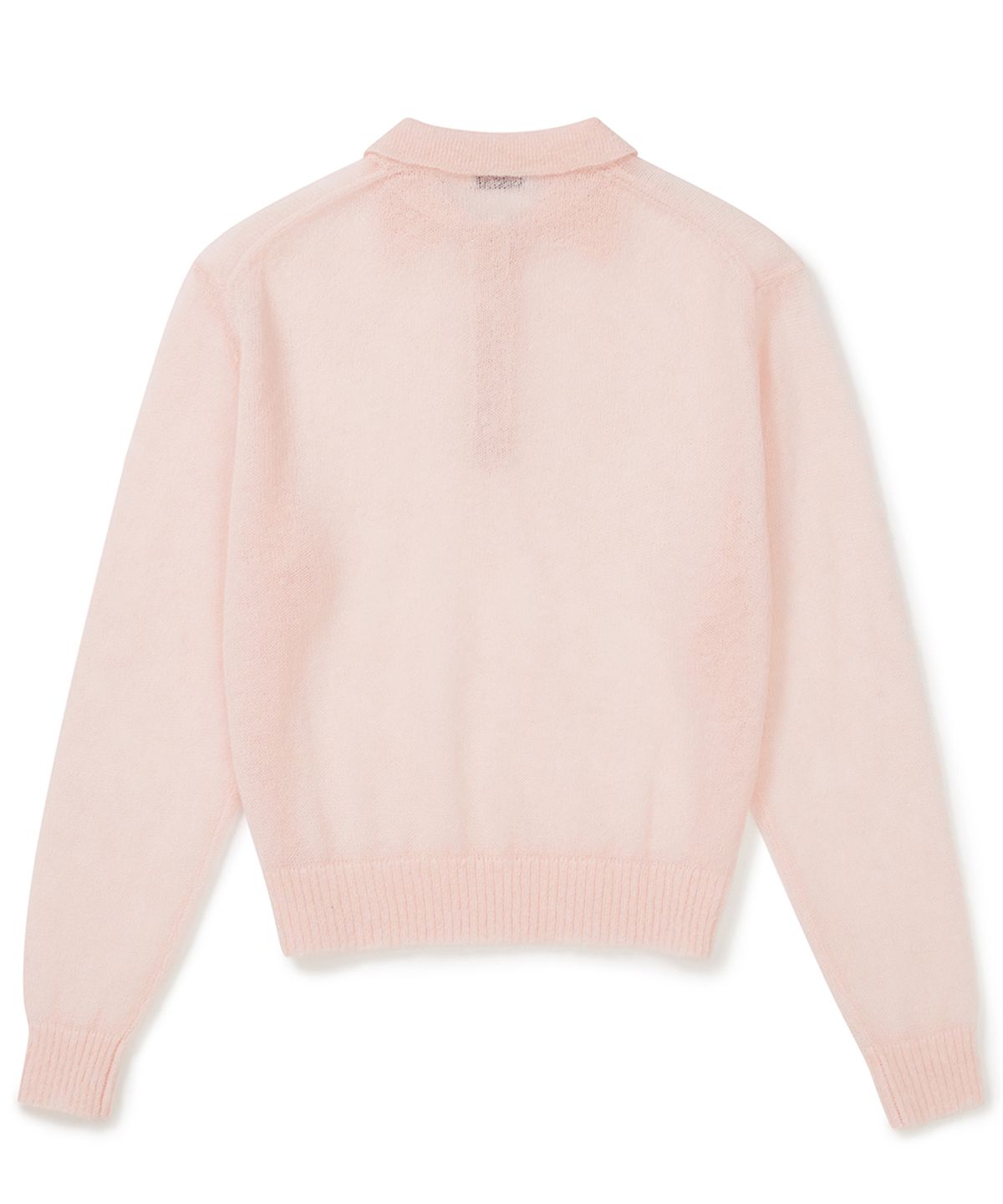클로브(CLOVE) [25SS clove] Kid Mohair Collar Knit (Light Pink)