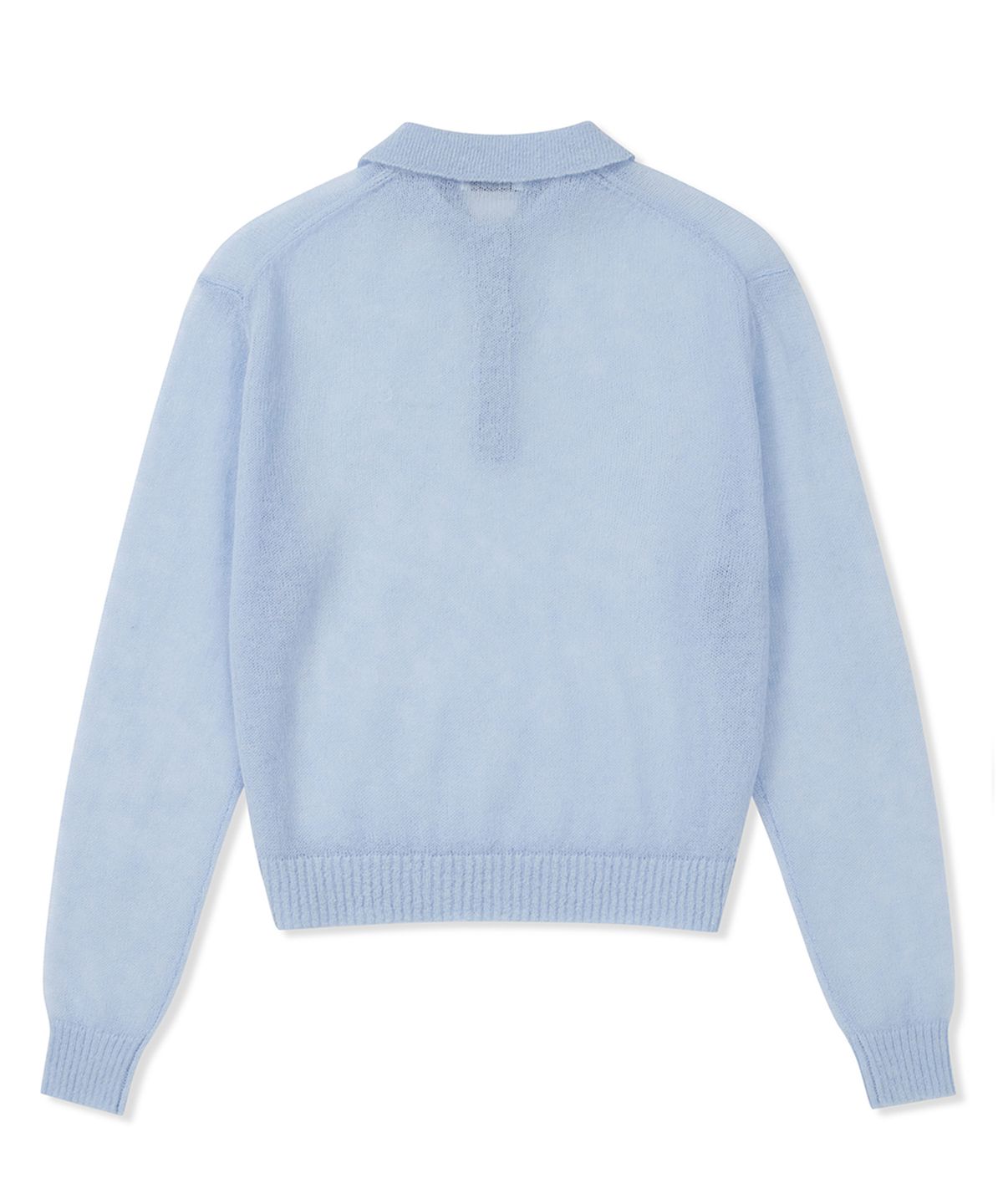 클로브(CLOVE) [25SS clove] Kid Mohair Collar Knit (Sky Blue)