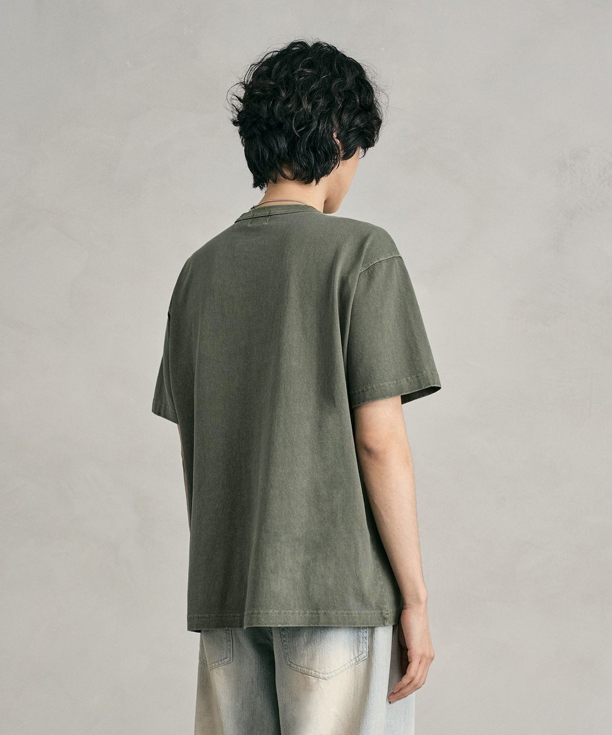데케트(DECET) Pigment Pocket T-Shirt DCTS001Khaki