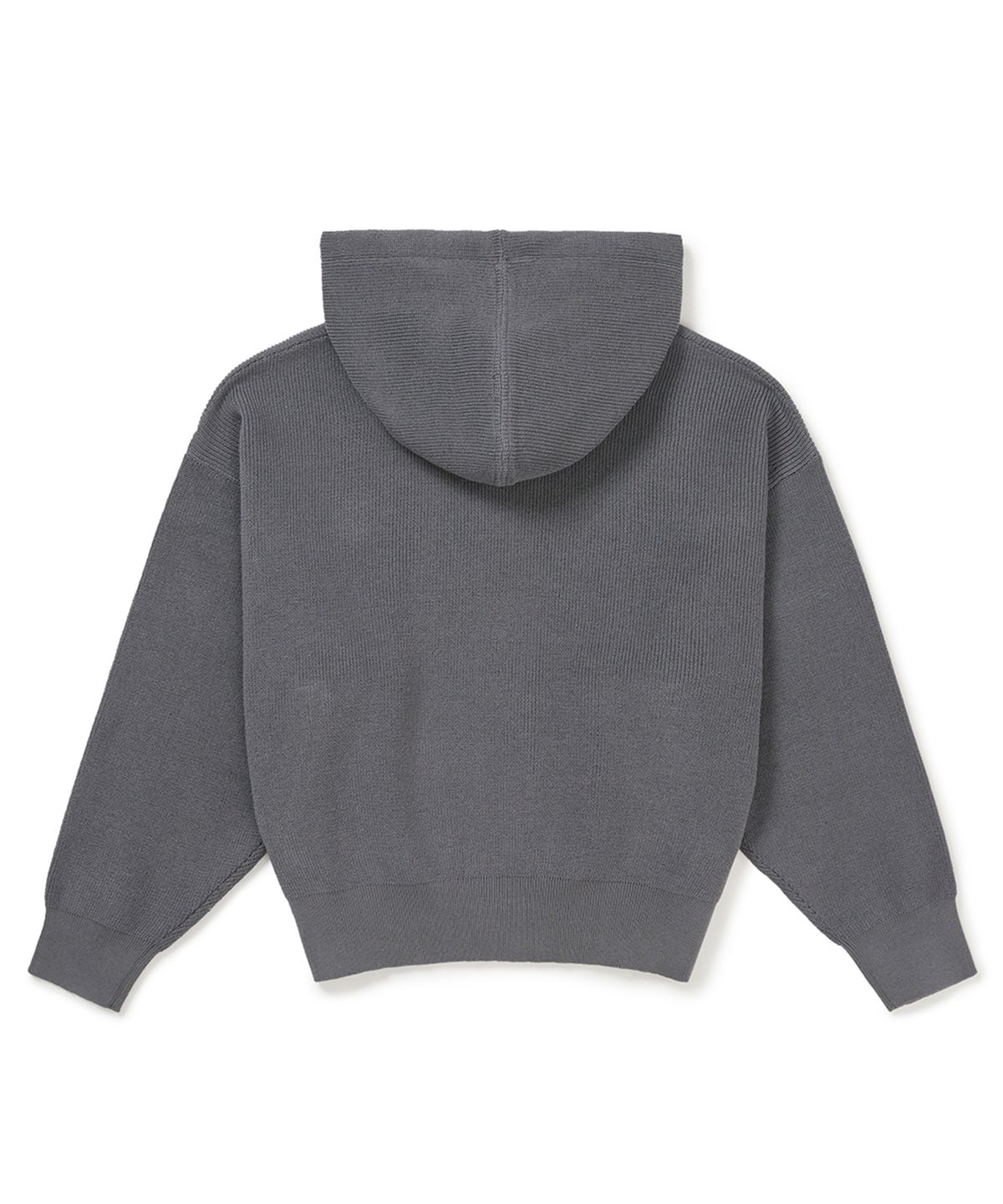 클로브(CLOVE) [25SS clove] Knit Hoody Zip-up (Grey)