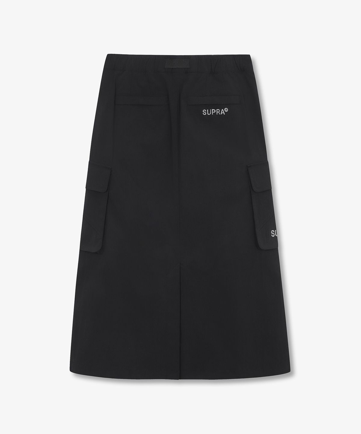 수프라(SUPRA) 여성 카고 롱 스커트(BLACK)