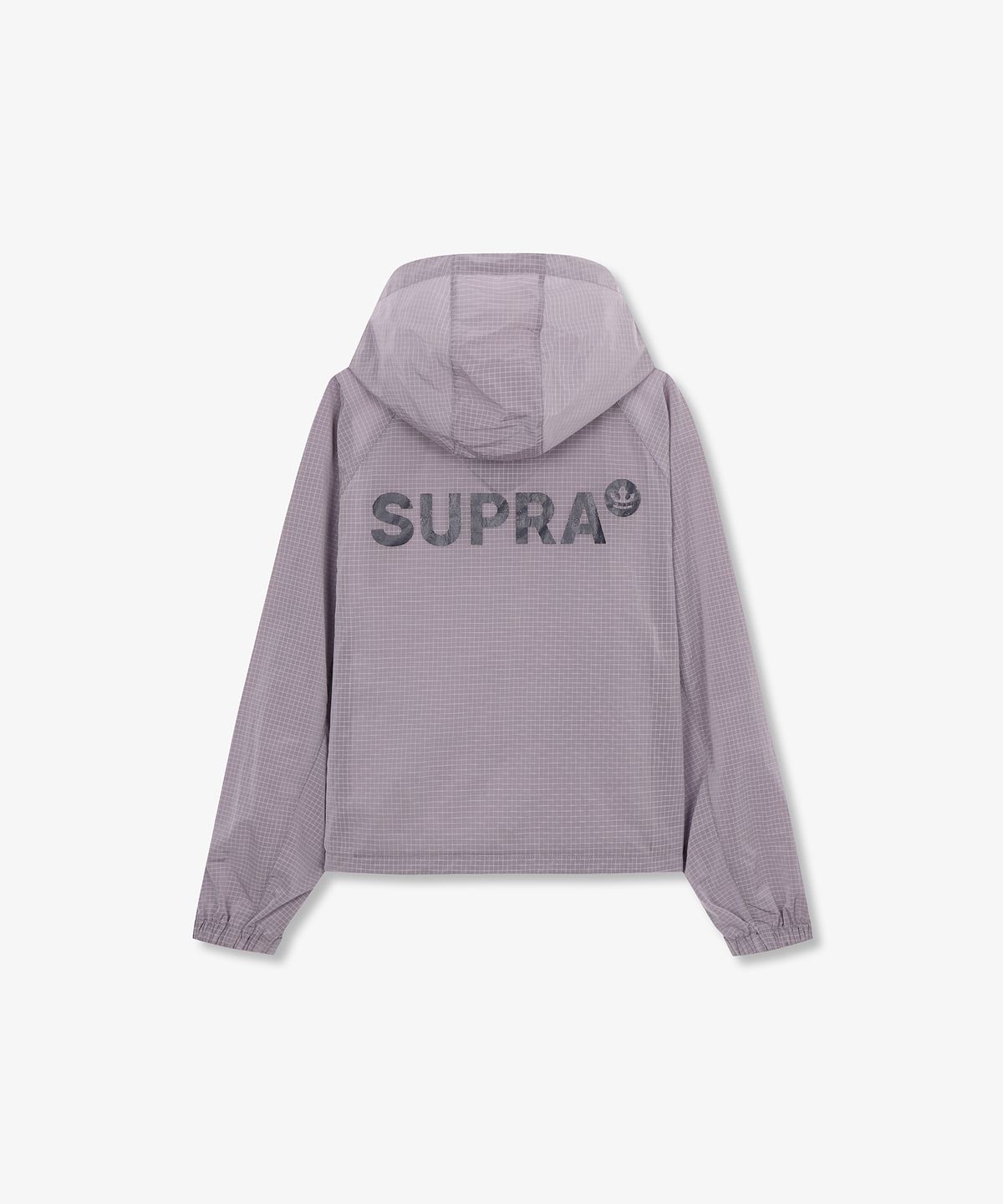 수프라(SUPRA) 여성 베이직 크롭 후드 바람막이(PURPLE)