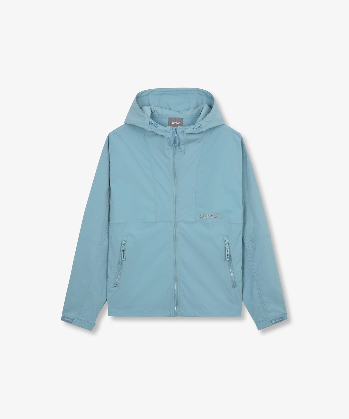 수프라(SUPRA) 로고 배색 후드 바람막이(BLUE)