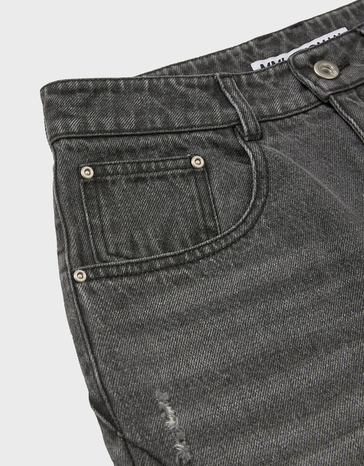 엠엠더블유(MMW) [MMW] BOOTSCUT DENIM PANTS (WASHED BLACK)