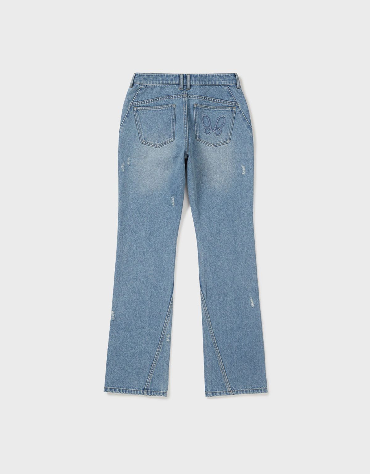 엠엠더블유(MMW) [MMW] BOOTSCUT DENIM PANTS (WASHED BLUE)