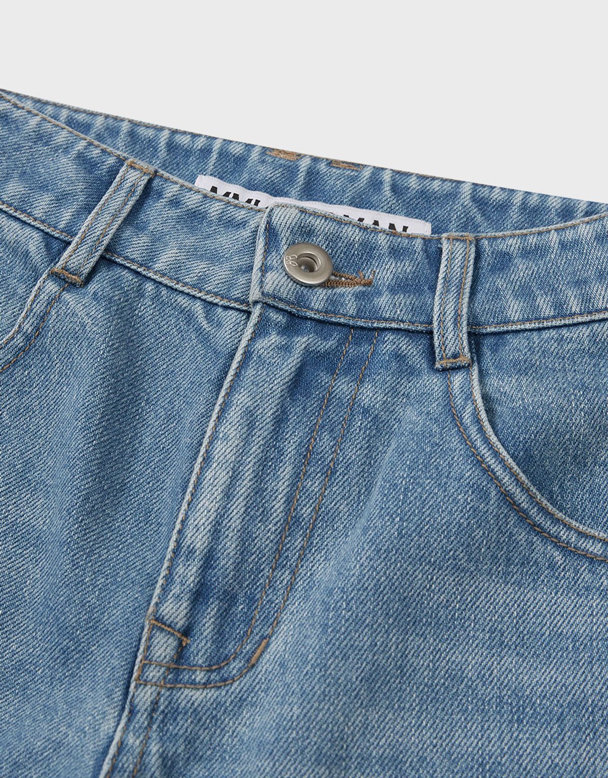 엠엠더블유(MMW) [MMW] BOOTSCUT DENIM PANTS (WASHED BLUE)
