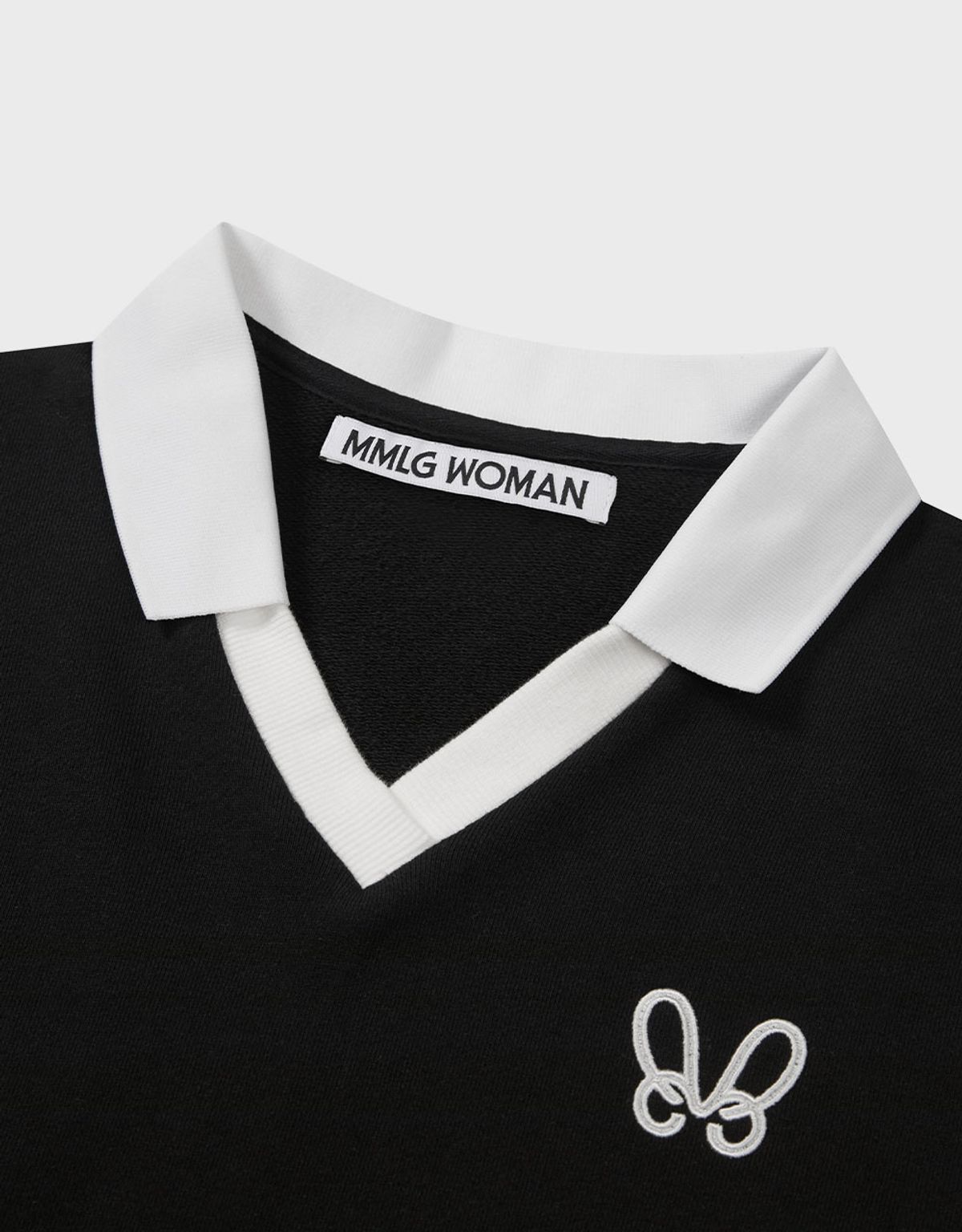 엠엠더블유(MMW) [MMW] COLLAR SWEAT (EVERY BLACK)