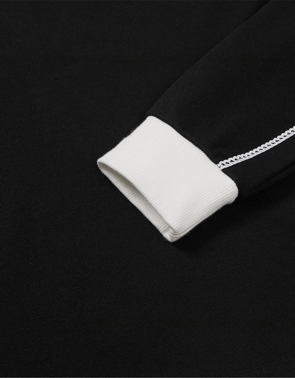 엠엠더블유(MMW) [MMW] COLLAR SWEAT (EVERY BLACK)