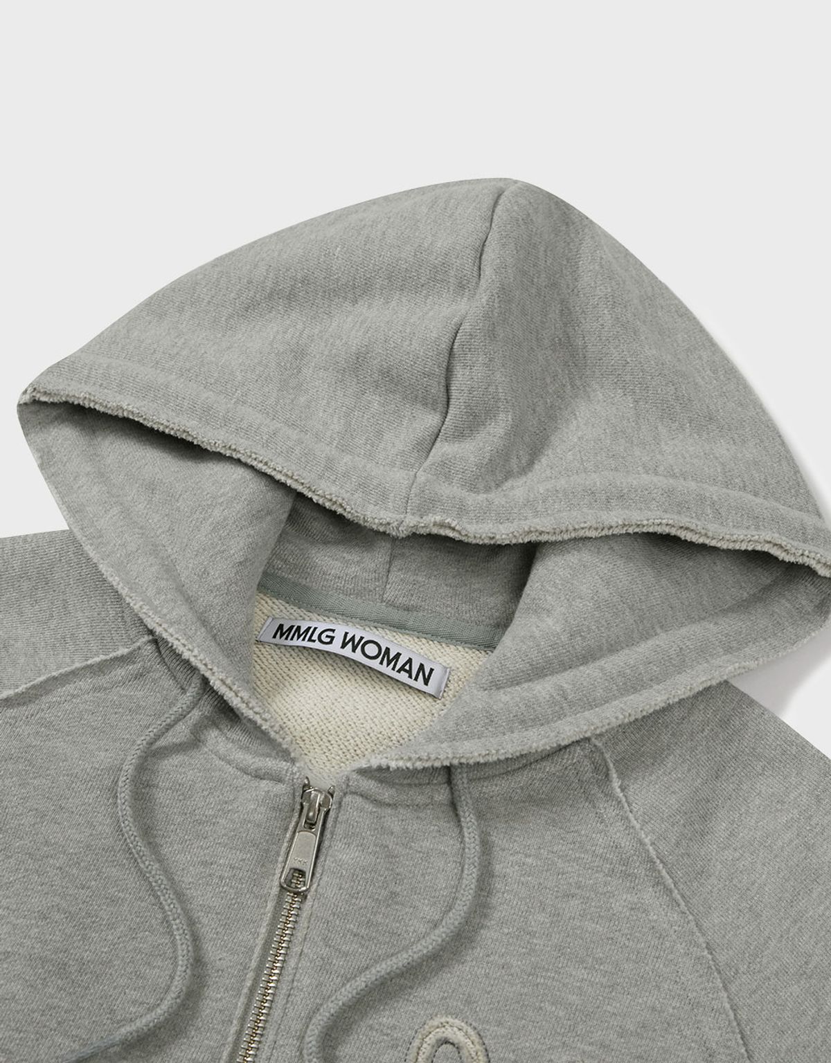 엠엠더블유(MMW) [MMW] CROP HOOD ZIP UP (EVERY GREY)