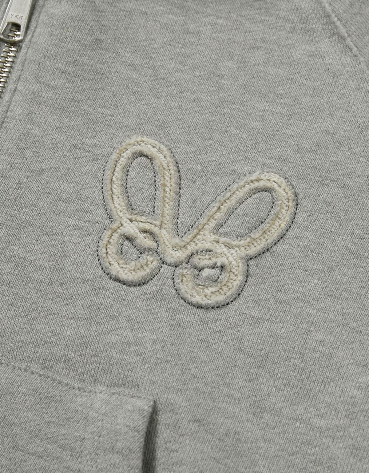 엠엠더블유(MMW) [MMW] CROP HOOD ZIP UP (EVERY GREY)