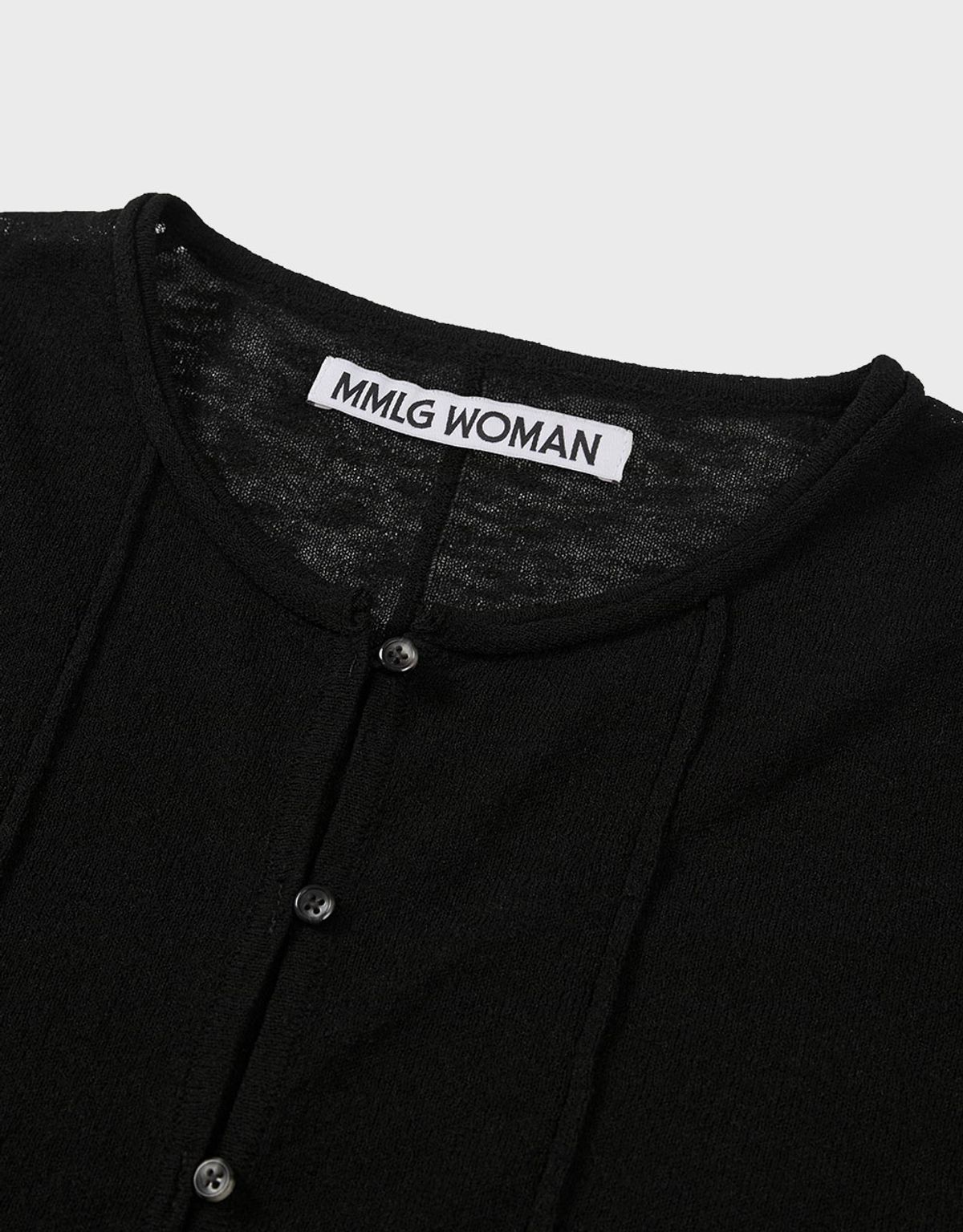 엠엠더블유(MMW) [MMW] KNIT CARDIGAN (BLACK)