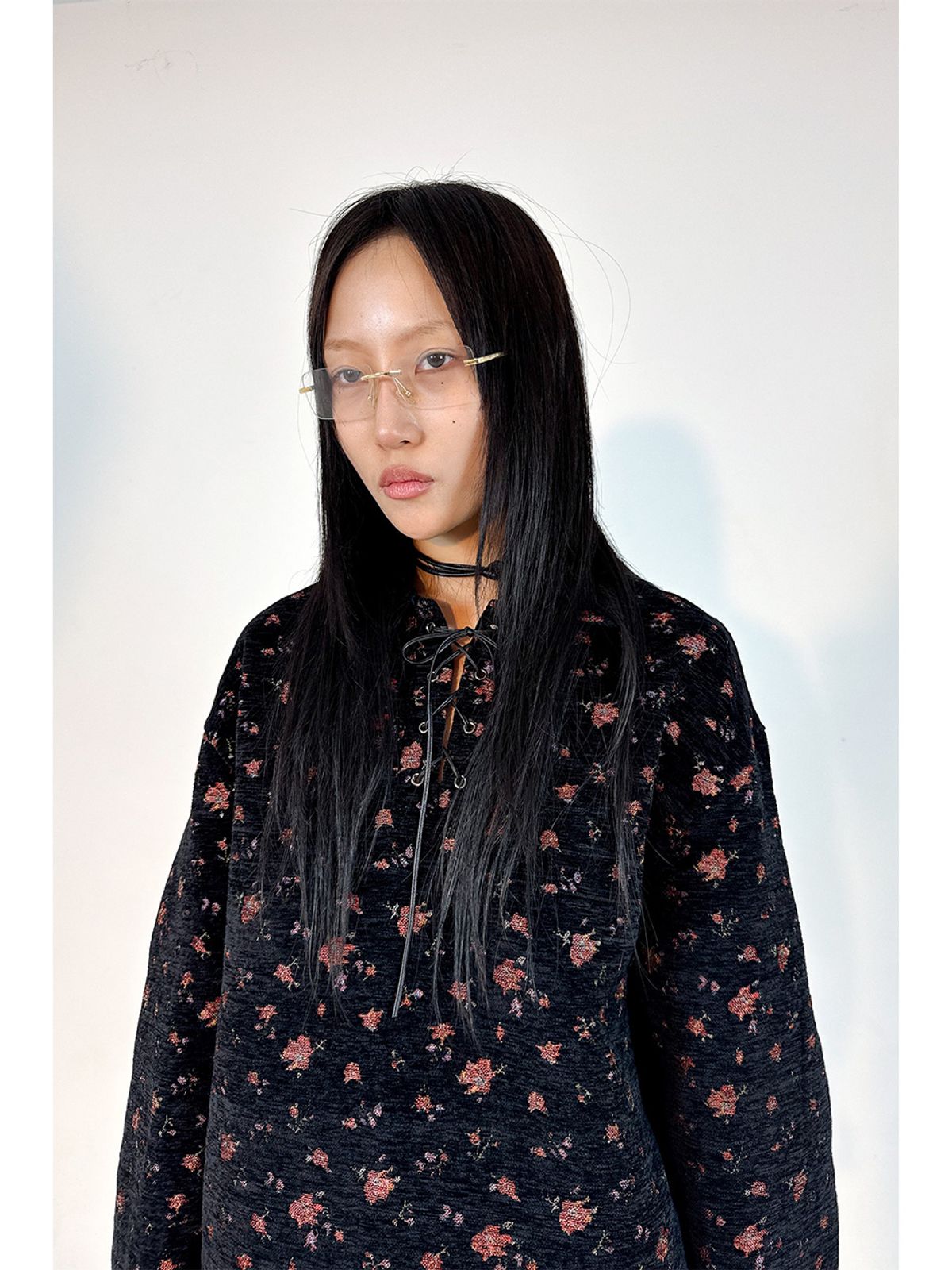 스틸레써디(STILLLETHARDY) JACQUARD FRINGE TOP