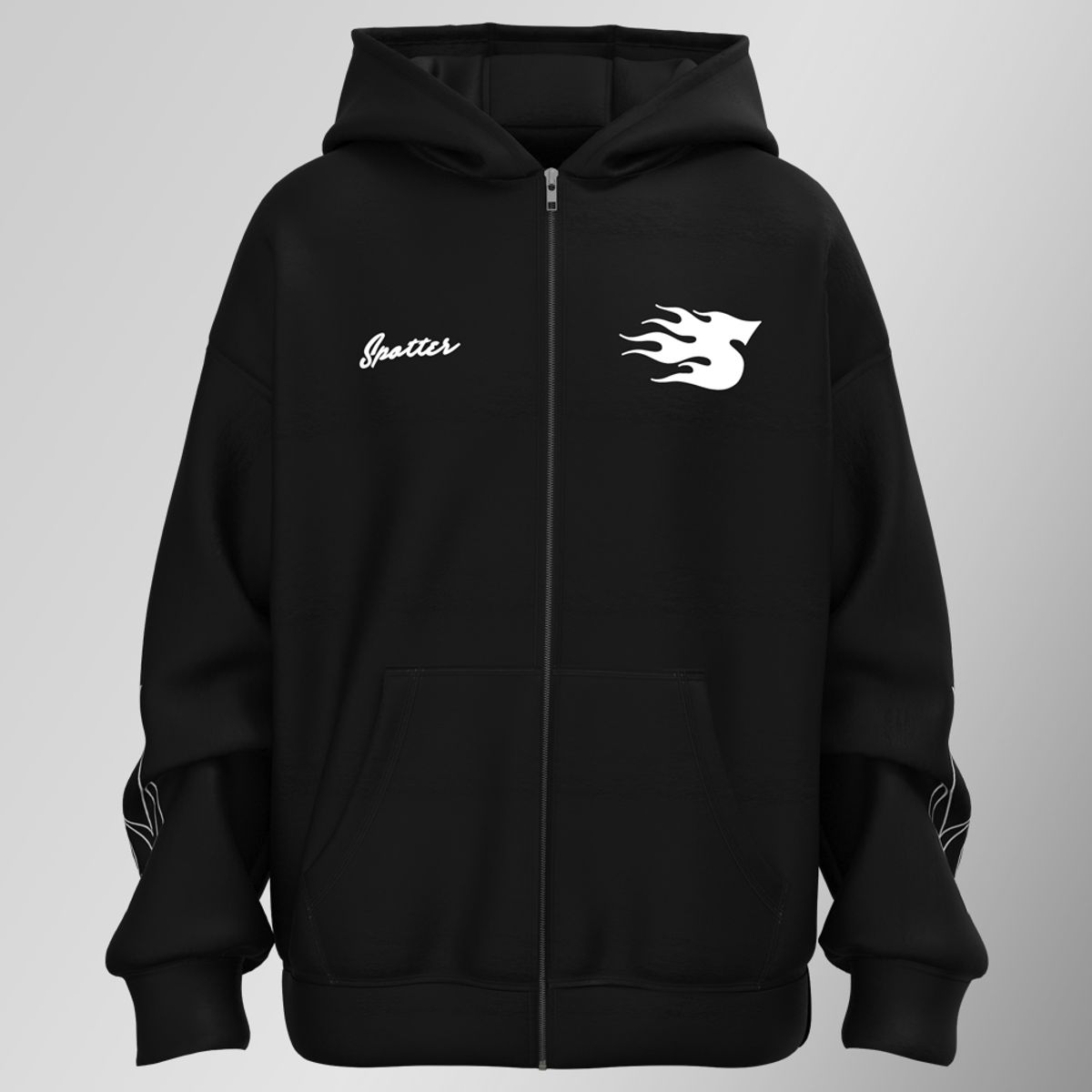 스포터(SPOTTER) WARM UP HOOD ZIP-UP