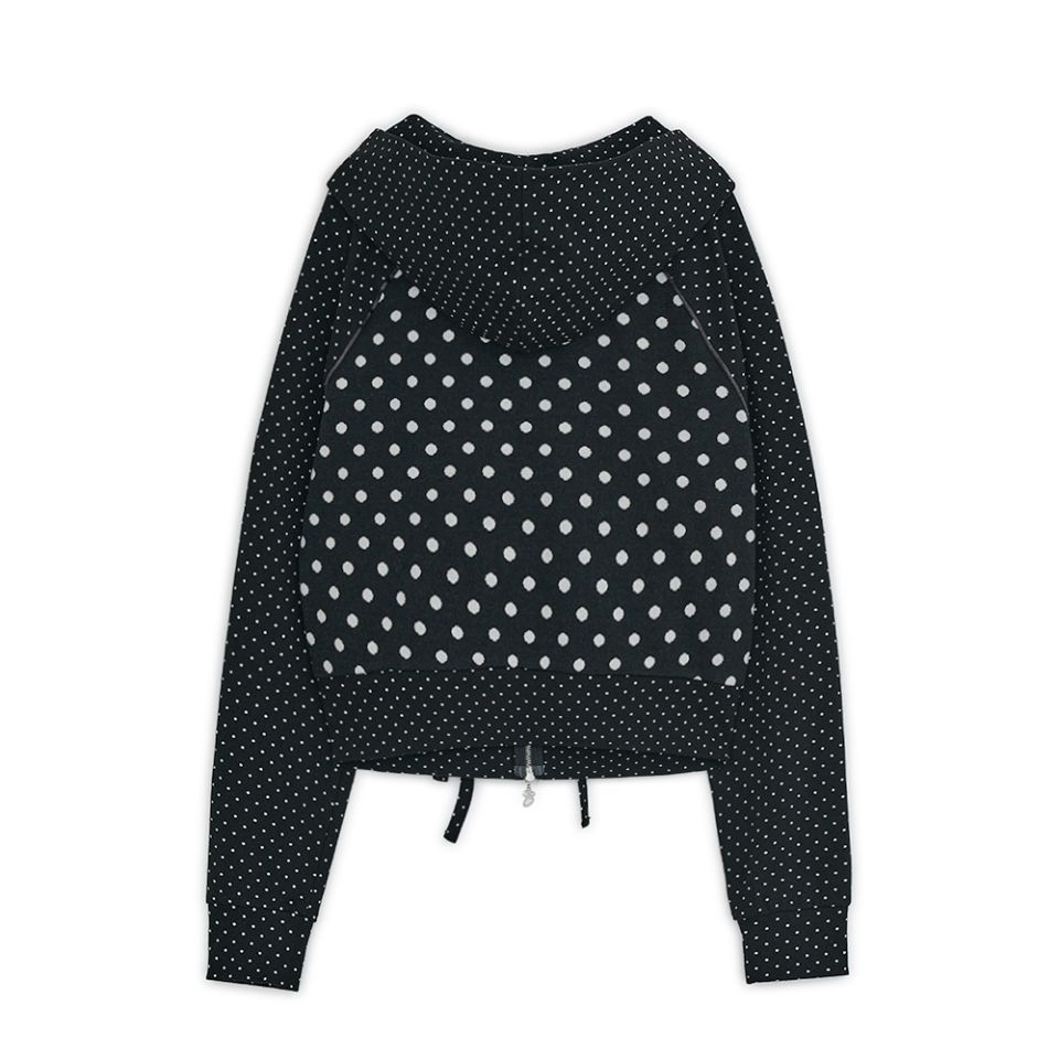 トップス Dot Big Pocket Hoodie (Gray) HUGYOURSKIN MUSINSA | HUG YOUR SKIN Dot Big Pocket Hoodie (Gray)