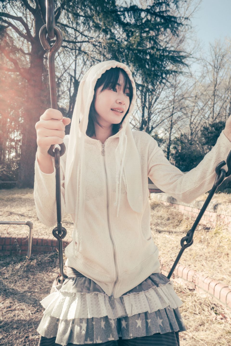 MUSINSA公式 | HUG YOUR SKIN Cancan Layered Skirt (Brown)