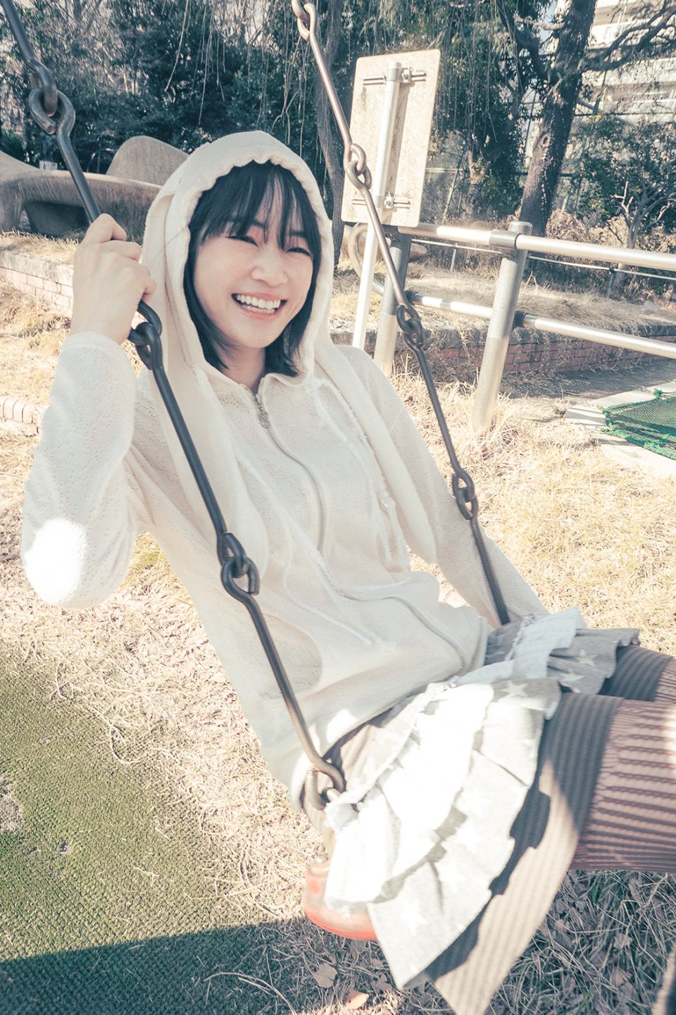 MUSINSA公式 | HUG YOUR SKIN Cancan Layered Skirt (Brown)