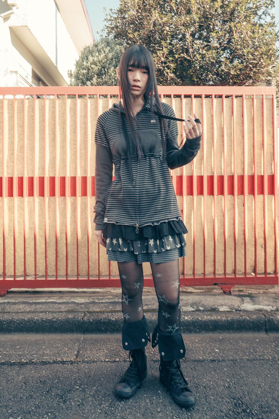 MUSINSA | HUG YOUR SKIN Cancan Layered Skirt (Charcoal)