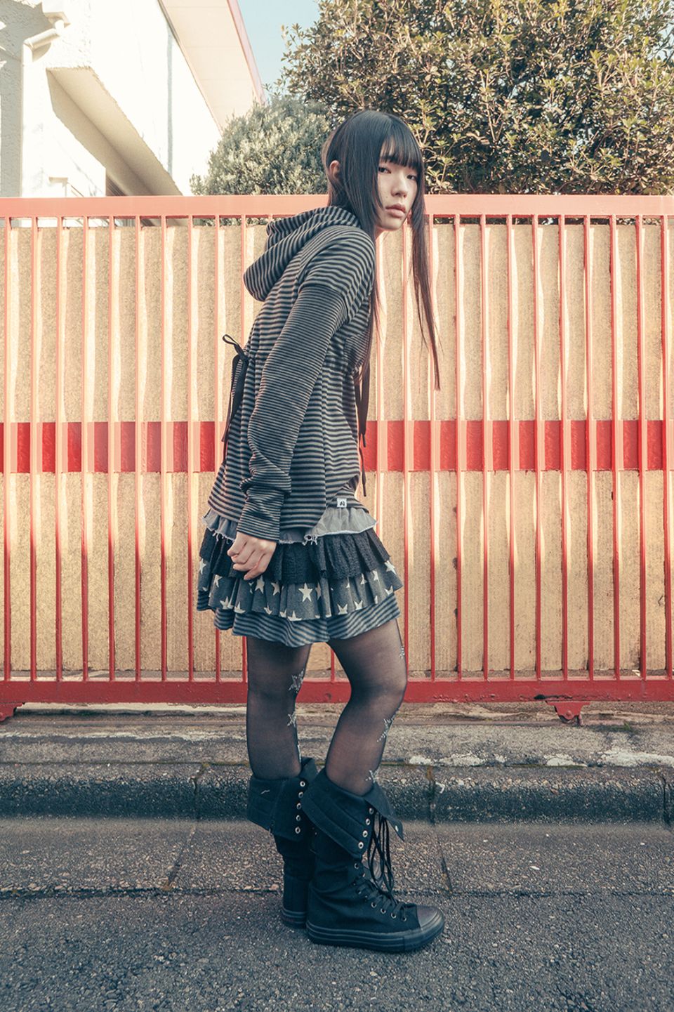 スカート hugyourskin Cancan layered skirt (Brown) hug your skin | Cancan layered skirt