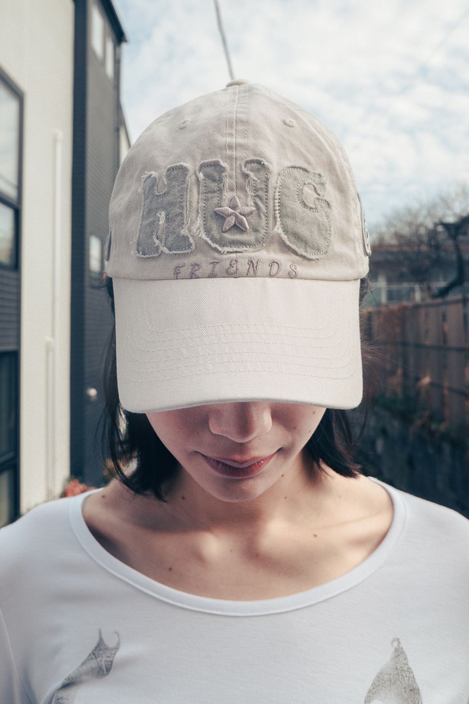 MUSINSA | HUG YOUR SKIN Hug Friends Cap (Pink)