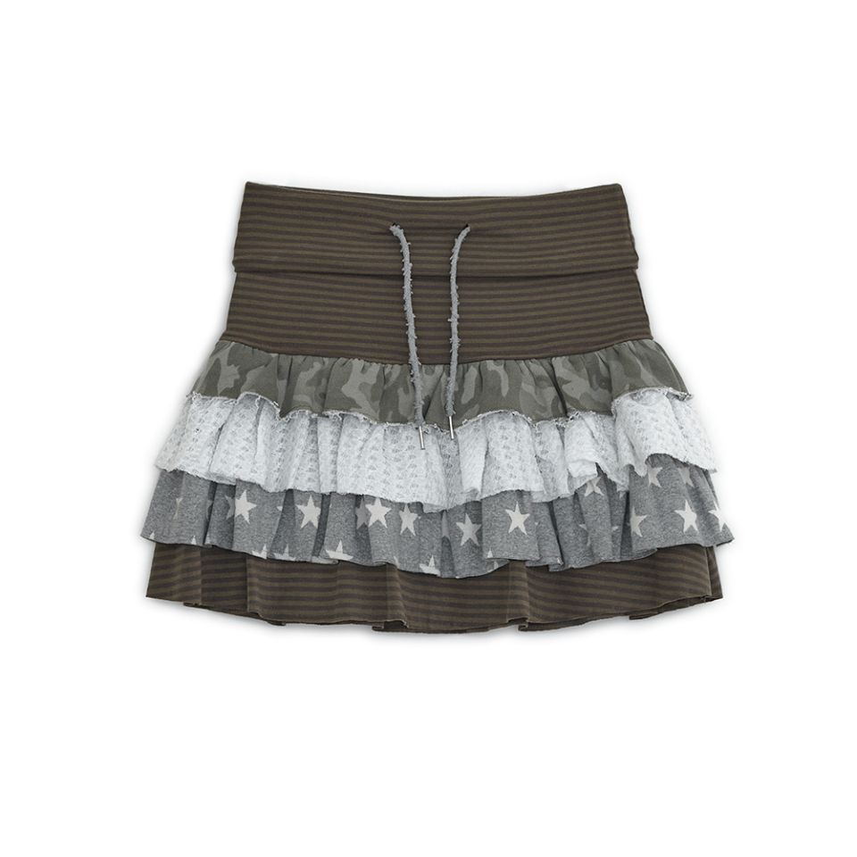 HUG YOUR SKIN レイヤードスカート 平成レトロ Y2K HUG YOUR SKIN レイヤードスカート 平成レトロ Y2K