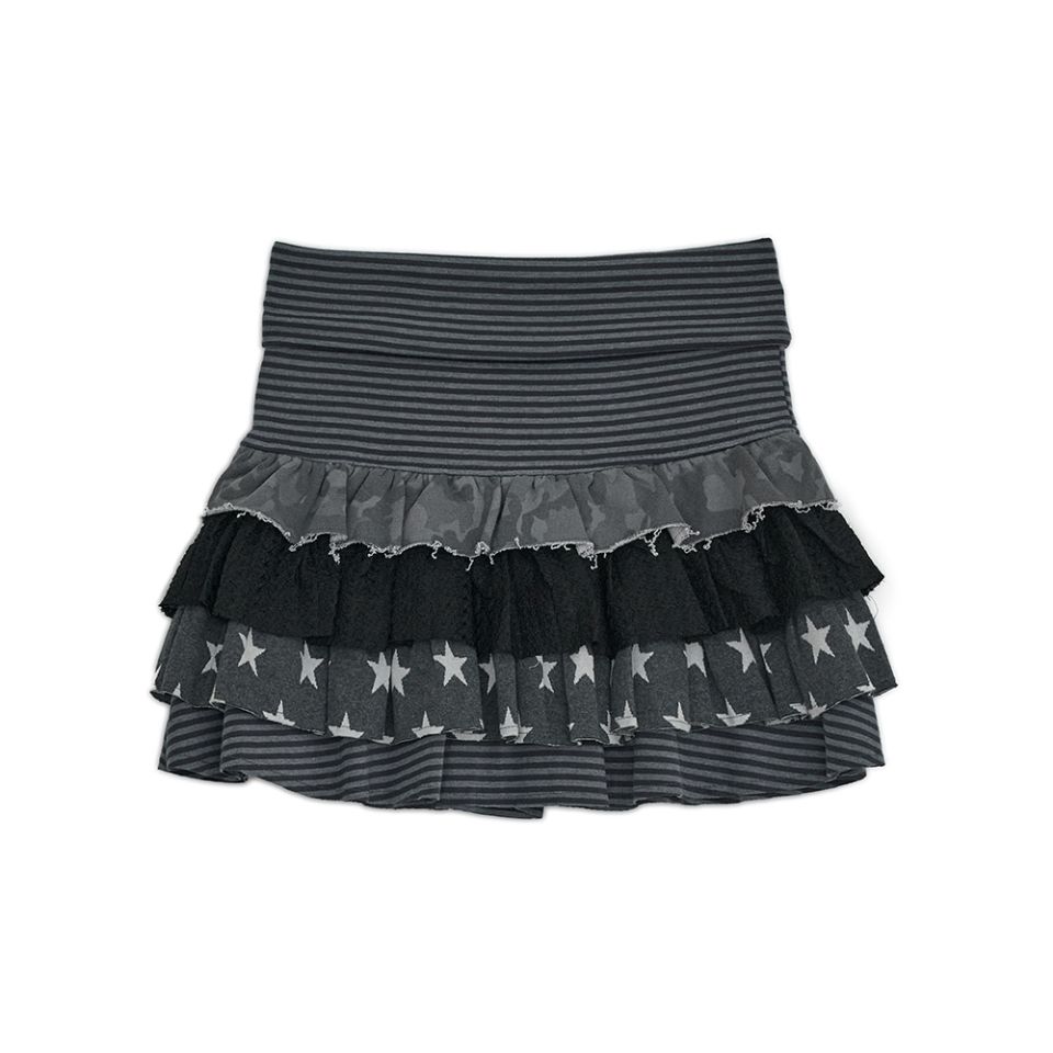 スカート hugyourskin Cancan layered skirt (Brown) hug your skin | Cancan layered skirt