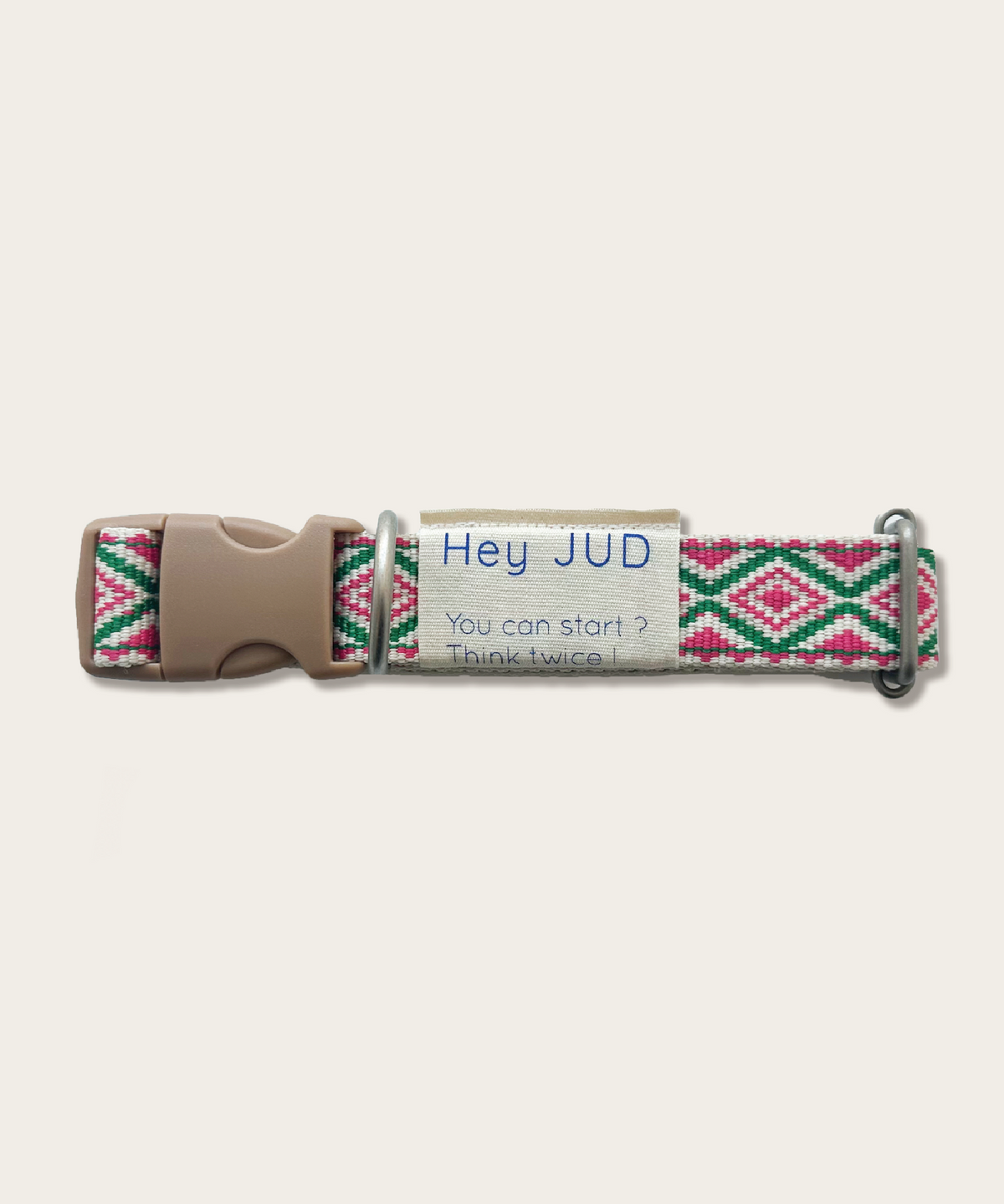 헤이쥬드(HEYJUD) Chill Boy SOUL Collar Set 칠보이 소울 목줄 세트 (Pink_G)