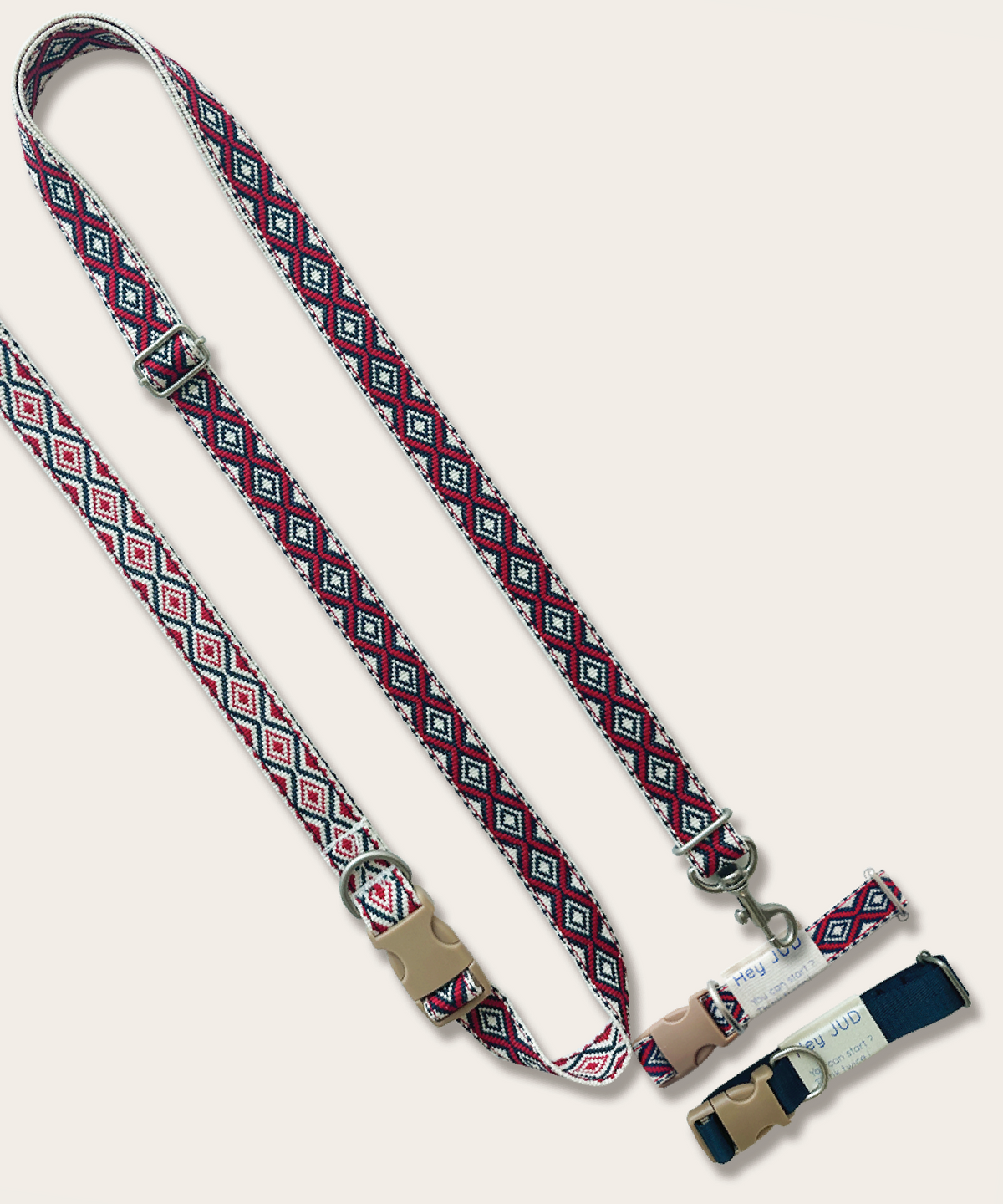 헤이쥬드(HEYJUD) Chill Girl RADU Collar Set 칠걸 라두 목줄 세트 (Red_N)