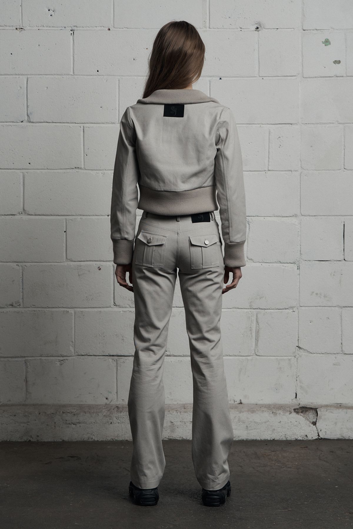 시너진(SYNERJYN) CARGO POCKET COTTON PANTS GRAY