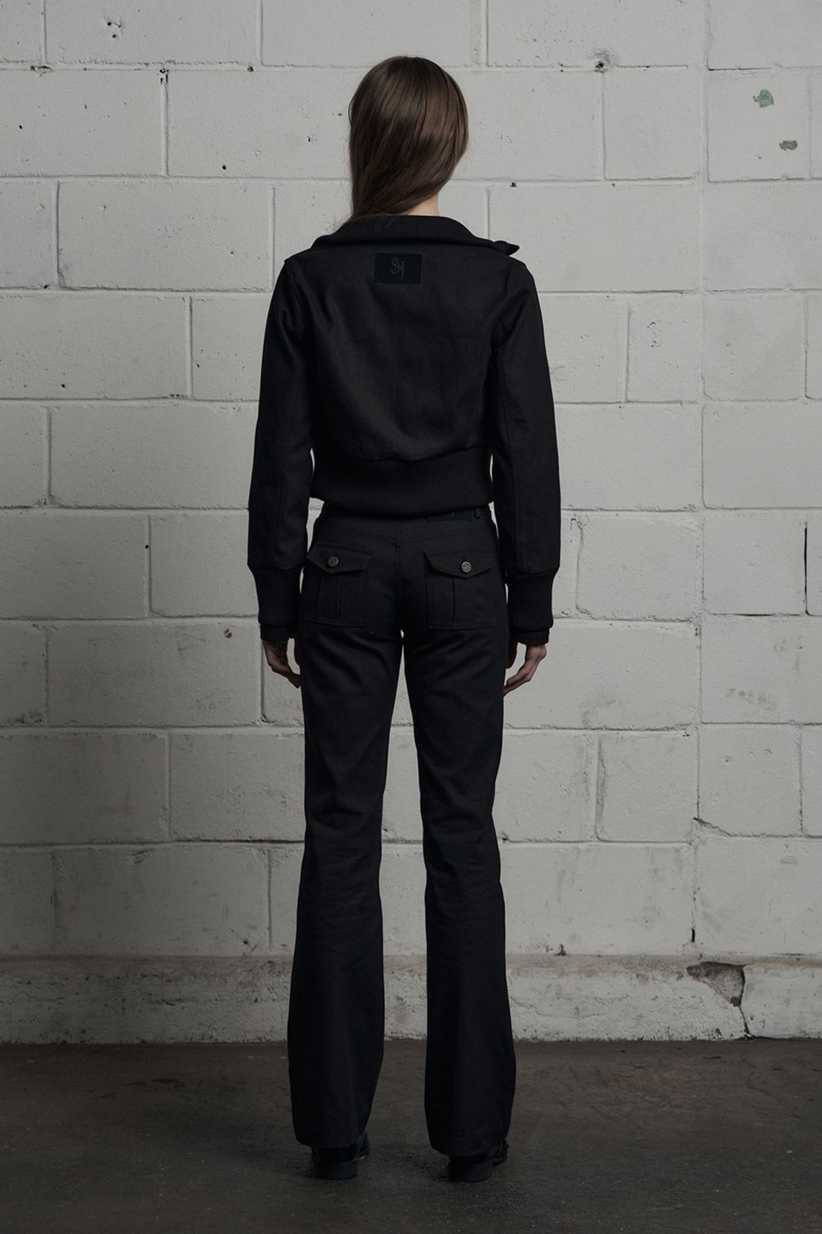시너진(SYNERJYN) CARGO POCKET COTTON PANTS BLACK