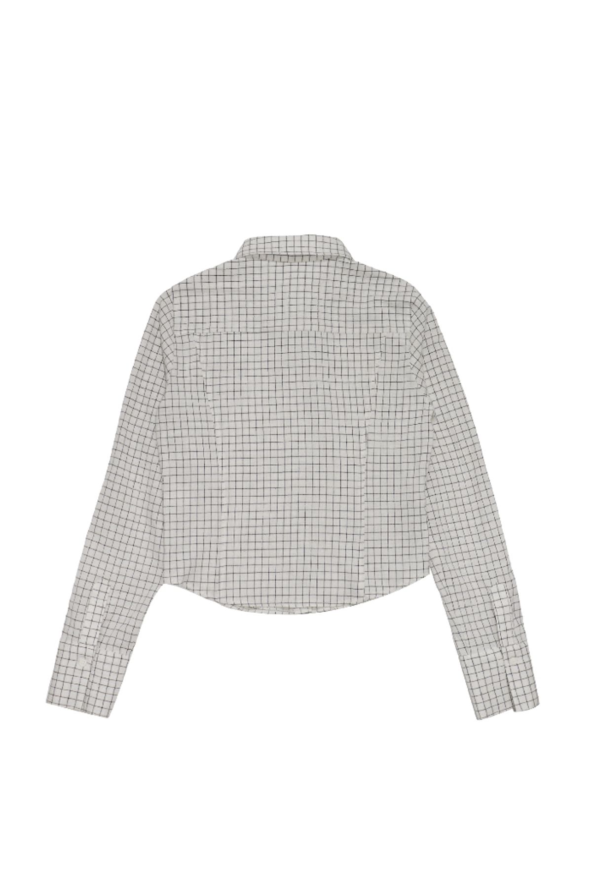 시너진(SYNERJYN) FARMER CHECK SHIRT IVORY
