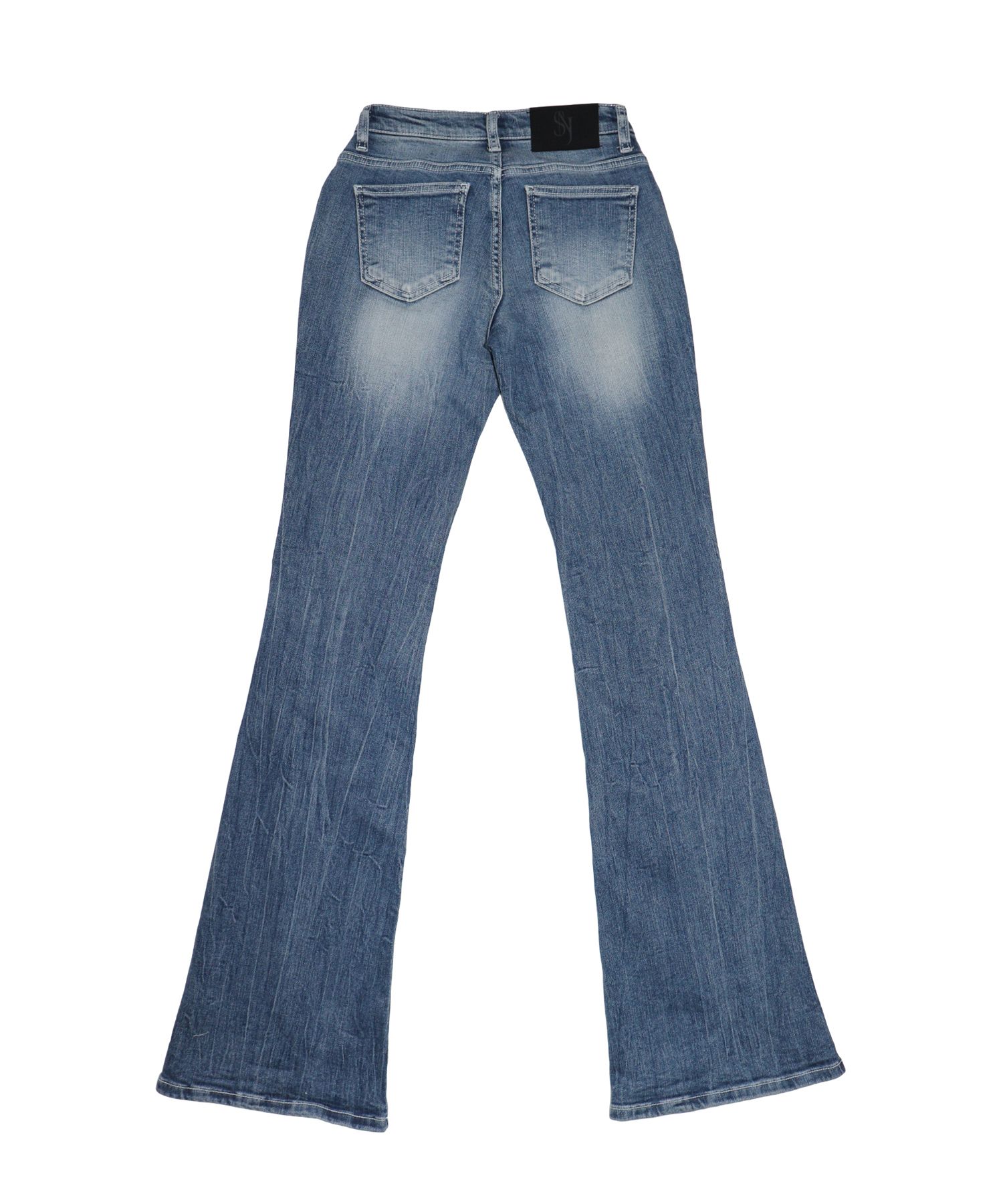 MUSINSA公式 | SYNERJYN WRINKLE CAT WASHING DENIM PANTS LIGHT