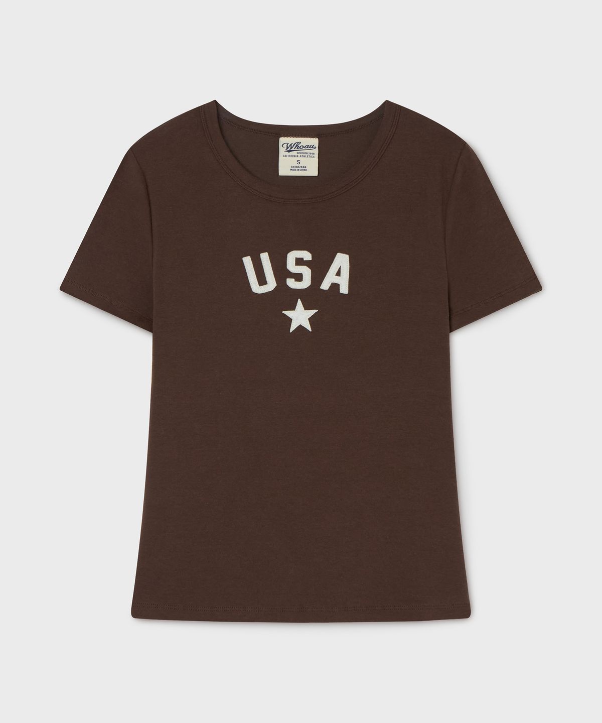 후아유(WHO.A.U) Vintage Patch T-shirt / WHRAG2528F