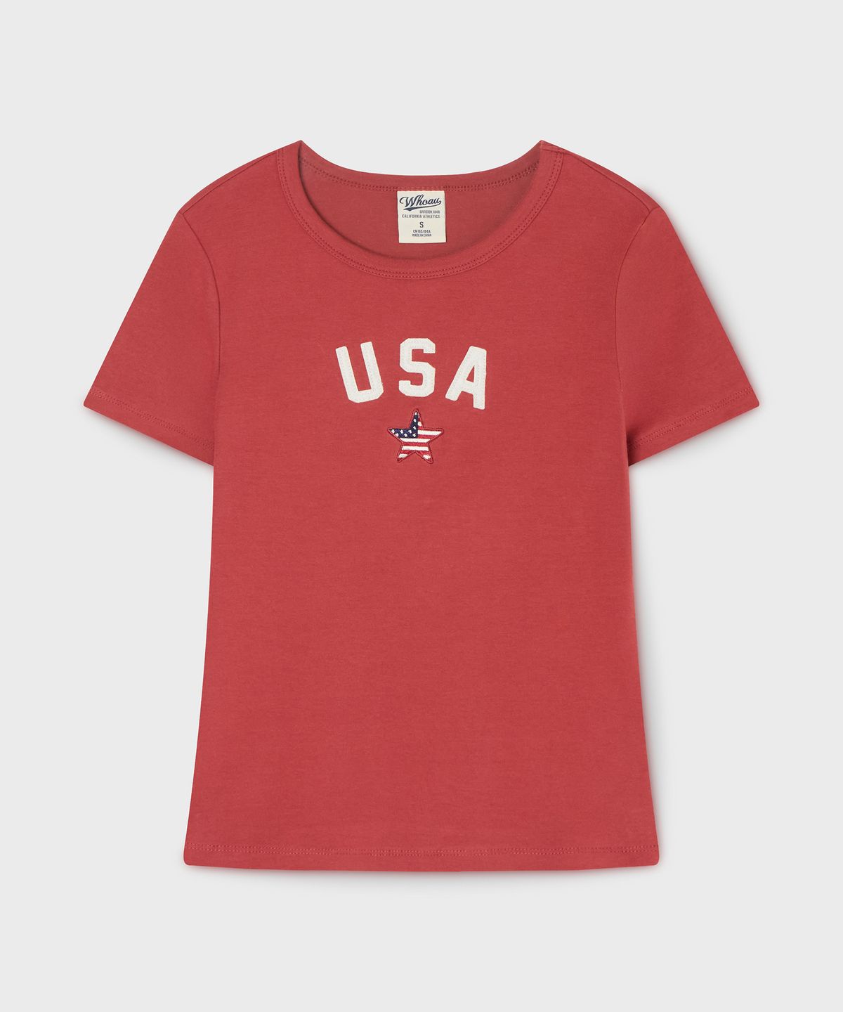 후아유(WHO.A.U) Vintage Patch T-shirt / WHRAG2528F