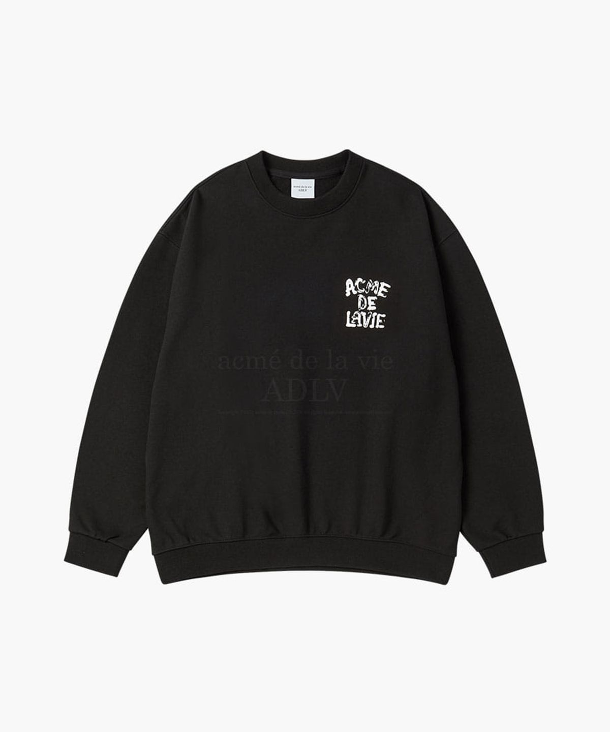 아크메드라비(ACME DE LA VIE) INK STAMP LOGO SWEATSHIRT (3 COLOR)