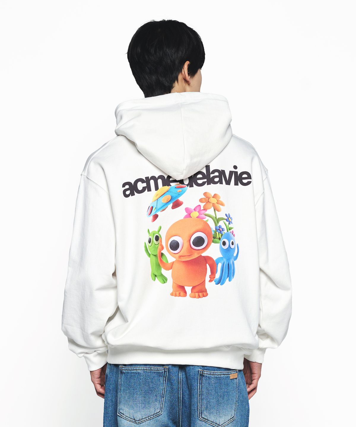 아크메드라비(ACME DE LA VIE) CLAY ALIEN HOODIE (3 COLOR)