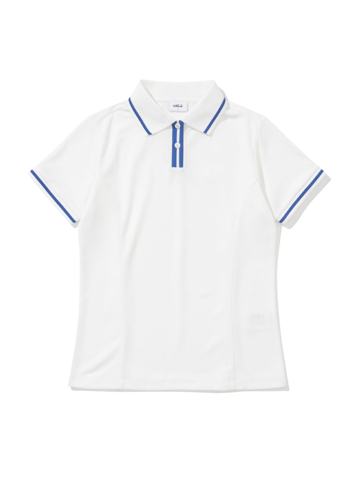 투에니스홀(20TH HOLE) 여성 요꼬 포인트 PK 반팔 카라 티셔츠 [WHITE]