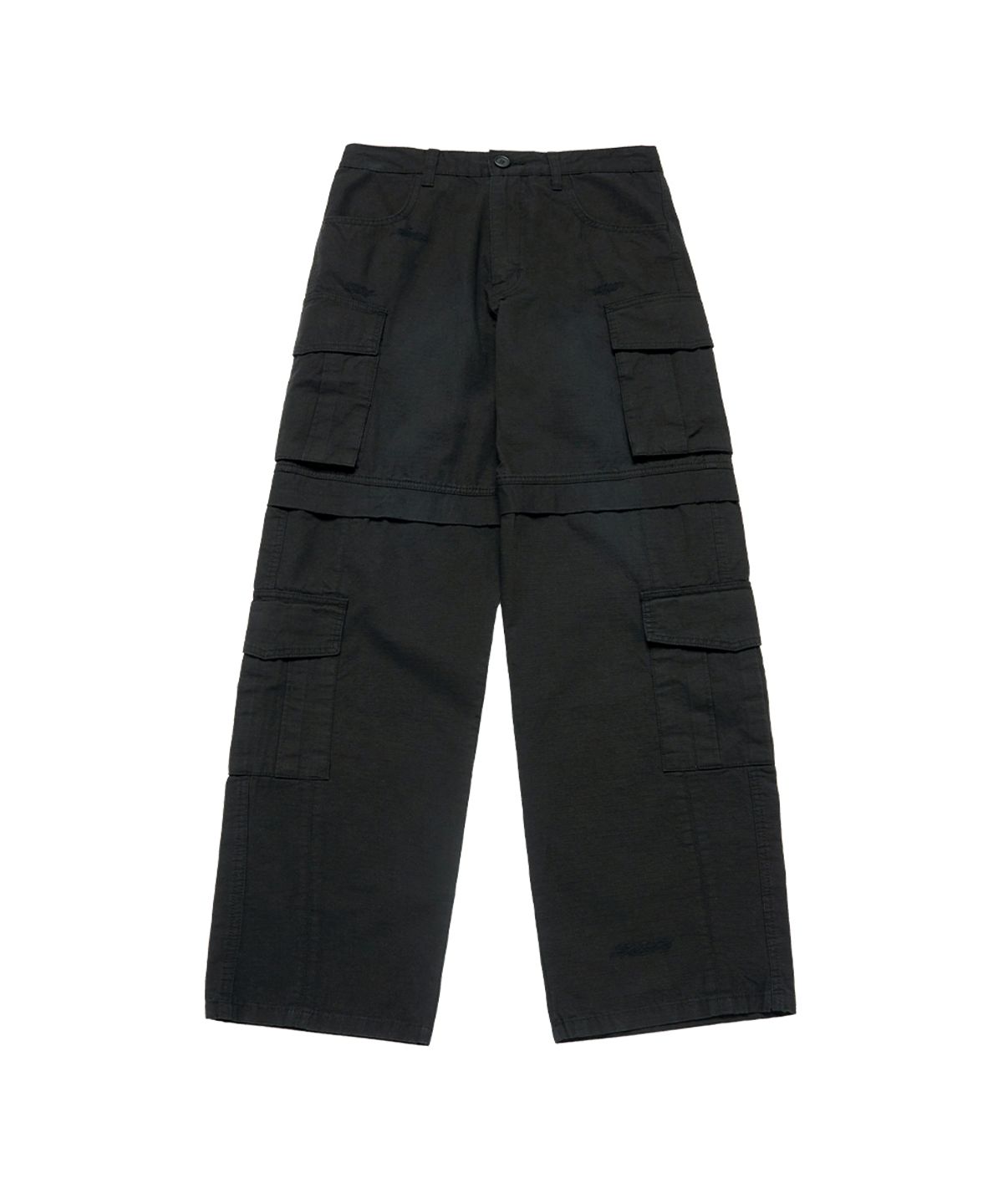 아크메드라비(ACME DE LA VIE) DAMAGE WASHED WIDE CARGO PANTS (2COLOR)