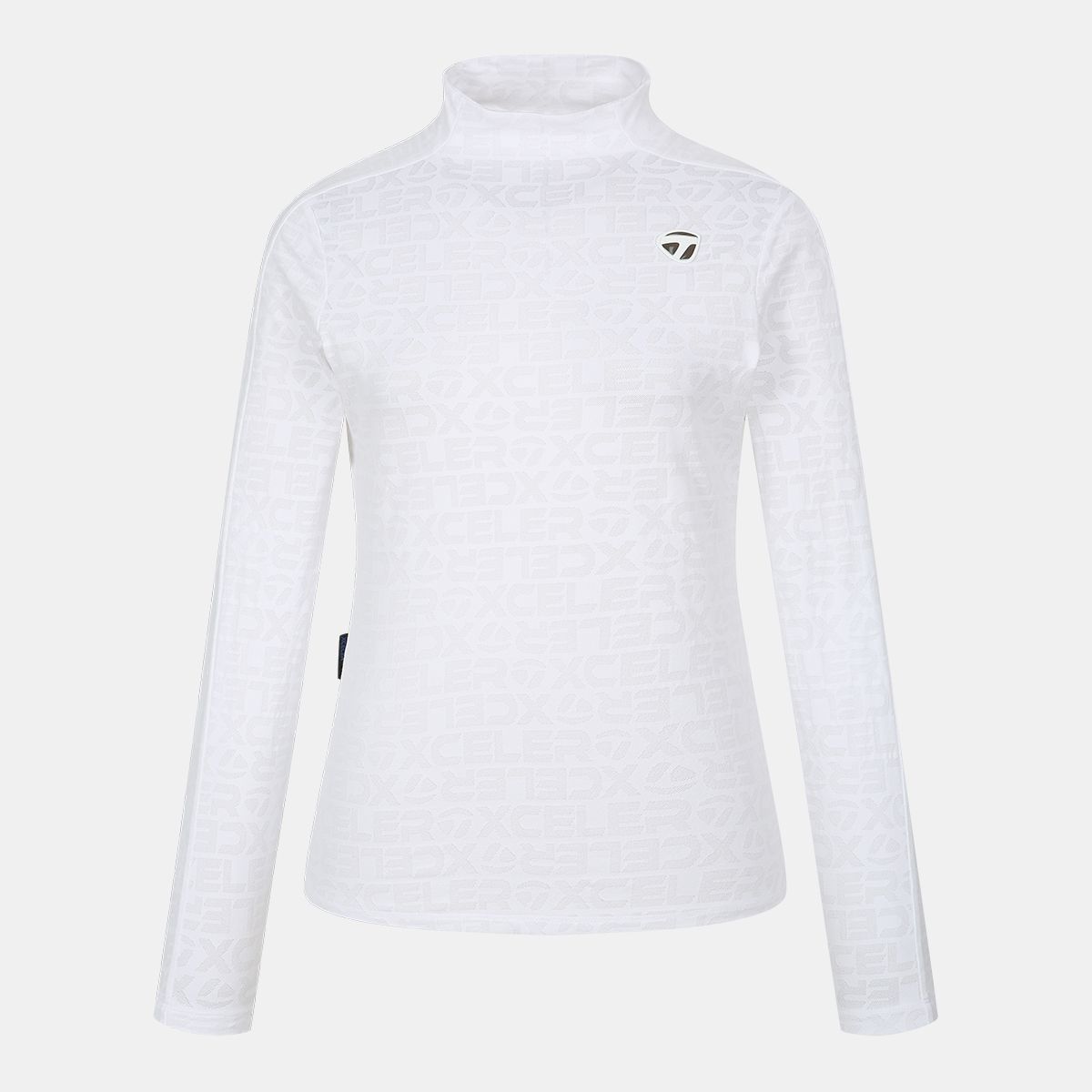 테일러메이드 어패럴(TAYLORMADE APPAREL) 여성 자가드 하이넥 티셔츠 TTO-52HG42-100
