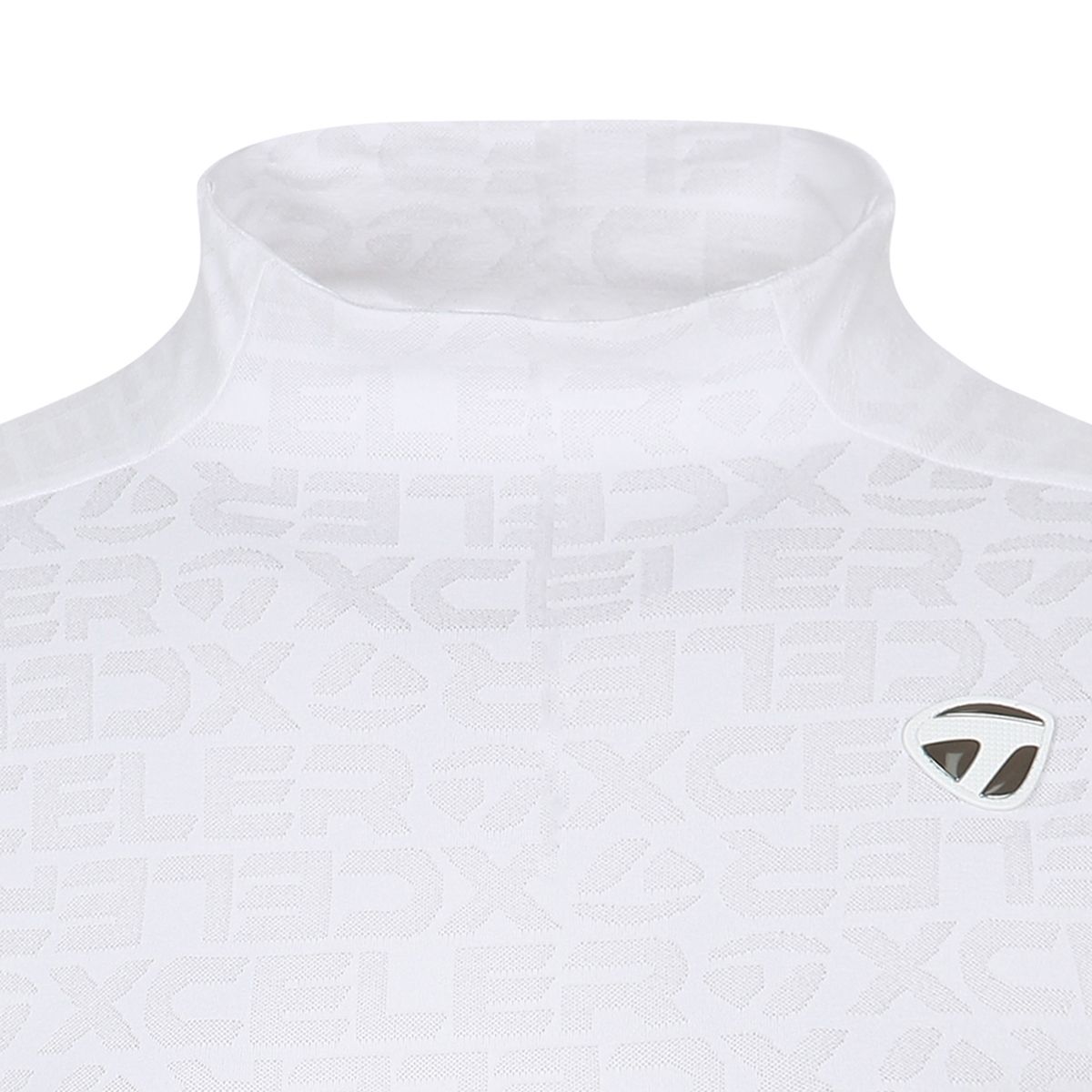 테일러메이드 어패럴(TAYLORMADE APPAREL) 여성 자가드 하이넥 티셔츠 TTO-52HG42-100