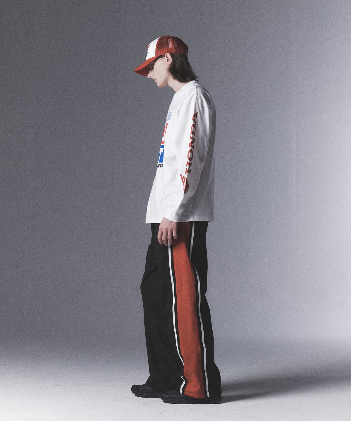 핍스 모터사이클(PHYPS MOTORCYCLE) H Logo Long Sleeve_White