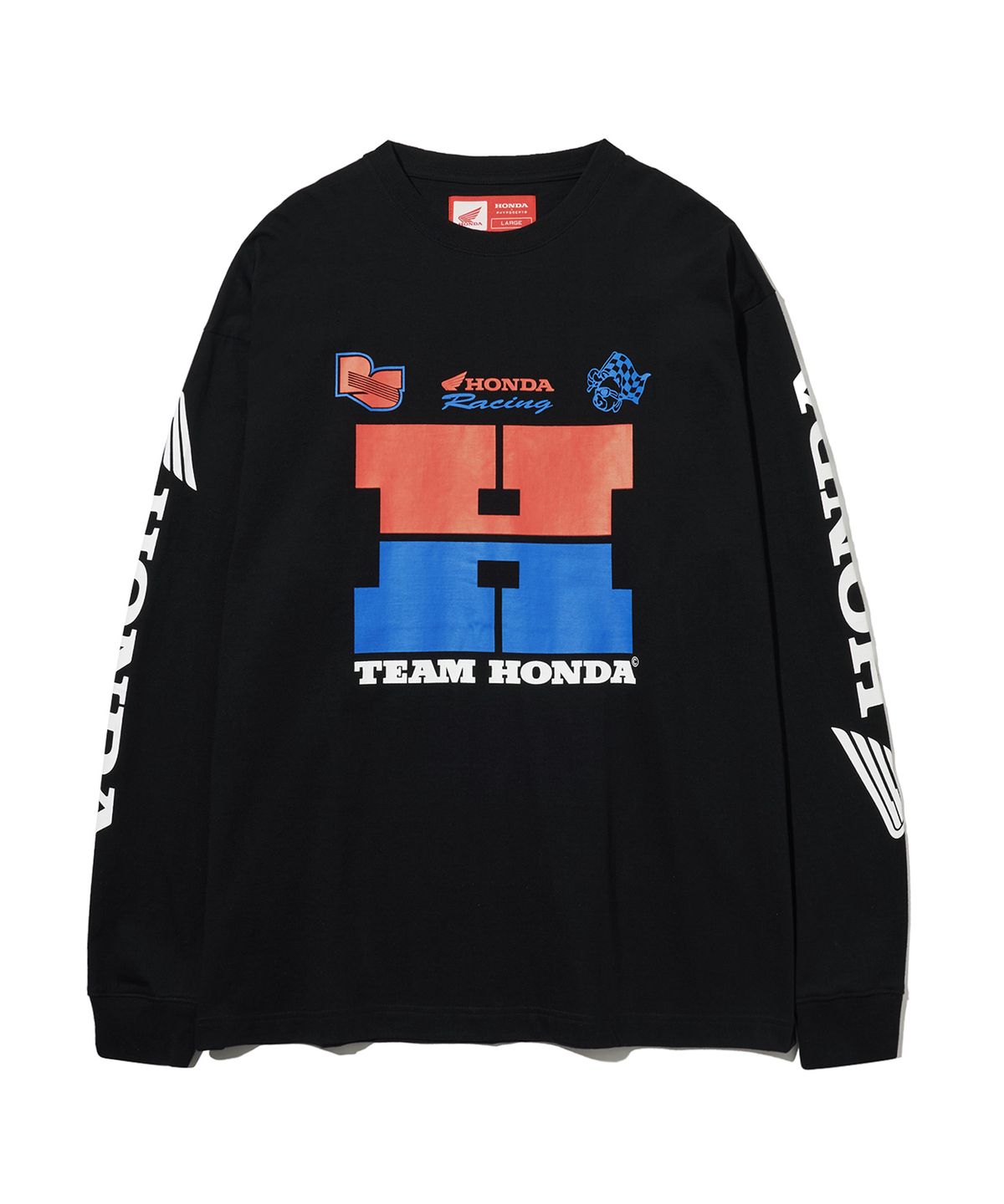 핍스 모터사이클(PHYPS MOTORCYCLE) H Logo Long Sleeve_Black