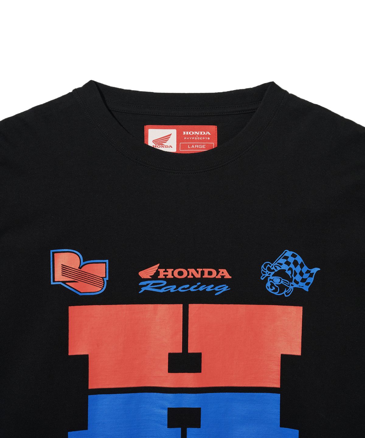 핍스 모터사이클(PHYPS MOTORCYCLE) H Logo Long Sleeve_Black