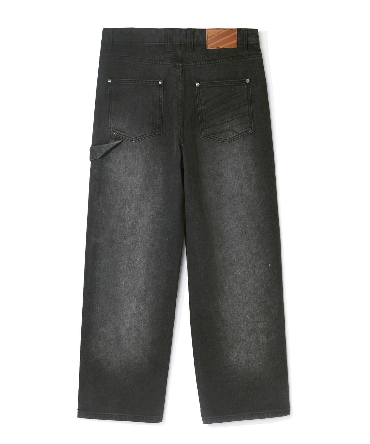 핍스 모터사이클(PHYPS MOTORCYCLE) Honda Small Wing Carpenter Denim Pants_Black