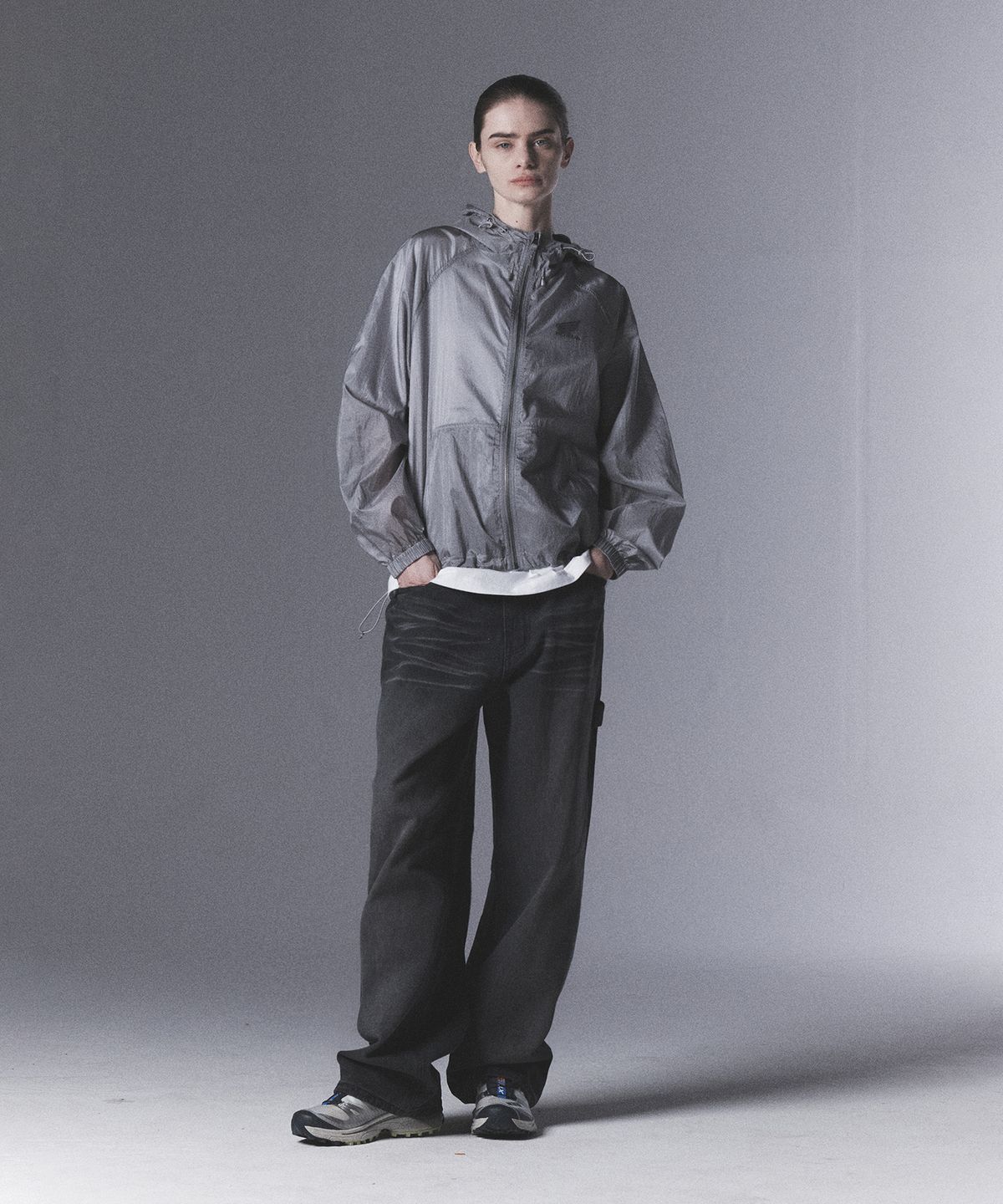 핍스 모터사이클(PHYPS MOTORCYCLE) Honda PERTEX Wind Breaker_Gray