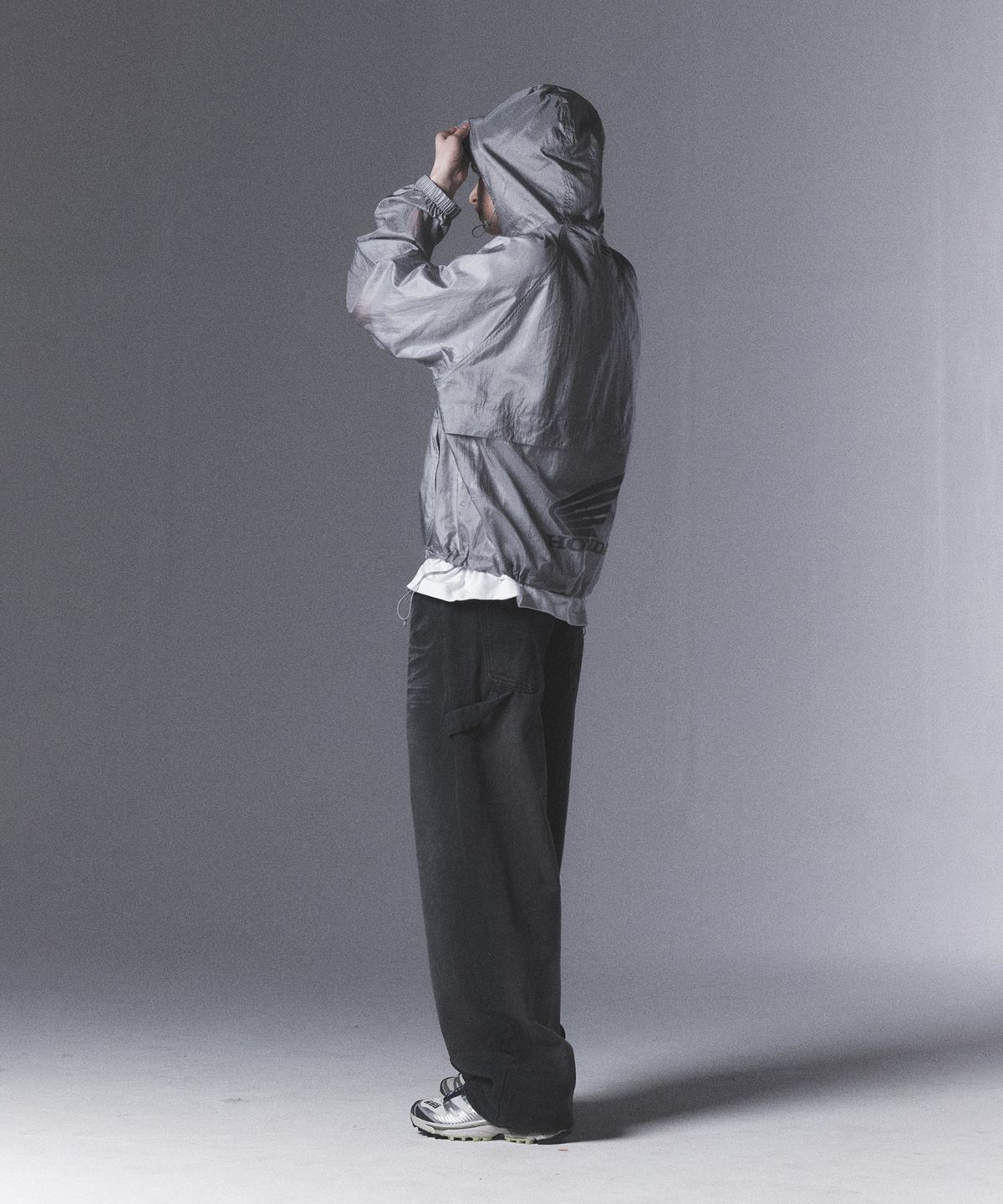 핍스 모터사이클(PHYPS MOTORCYCLE) Honda PERTEX Wind Breaker_Gray