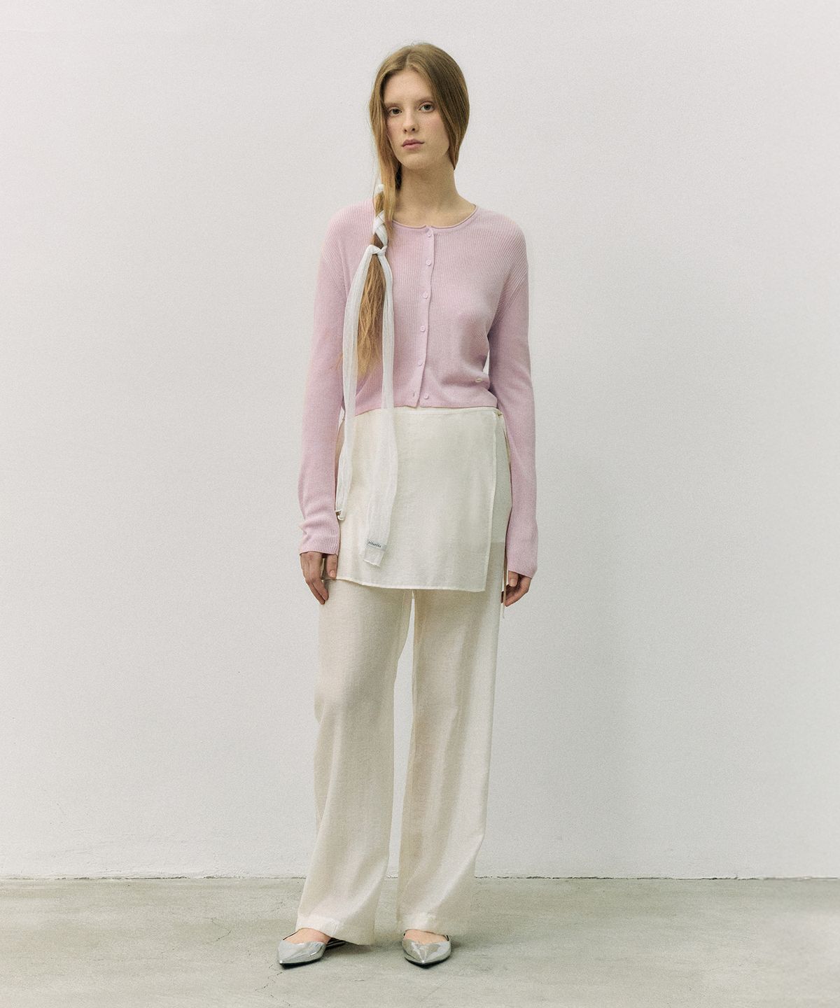 로라로라(ROLAROLA) LAYERED SKIRT PANTS IVORY